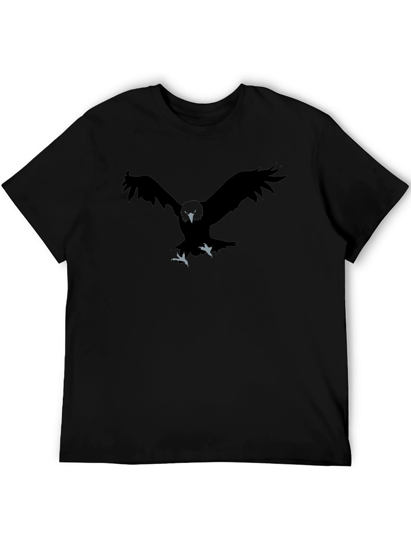 Raven Graphic Black T-Shirt