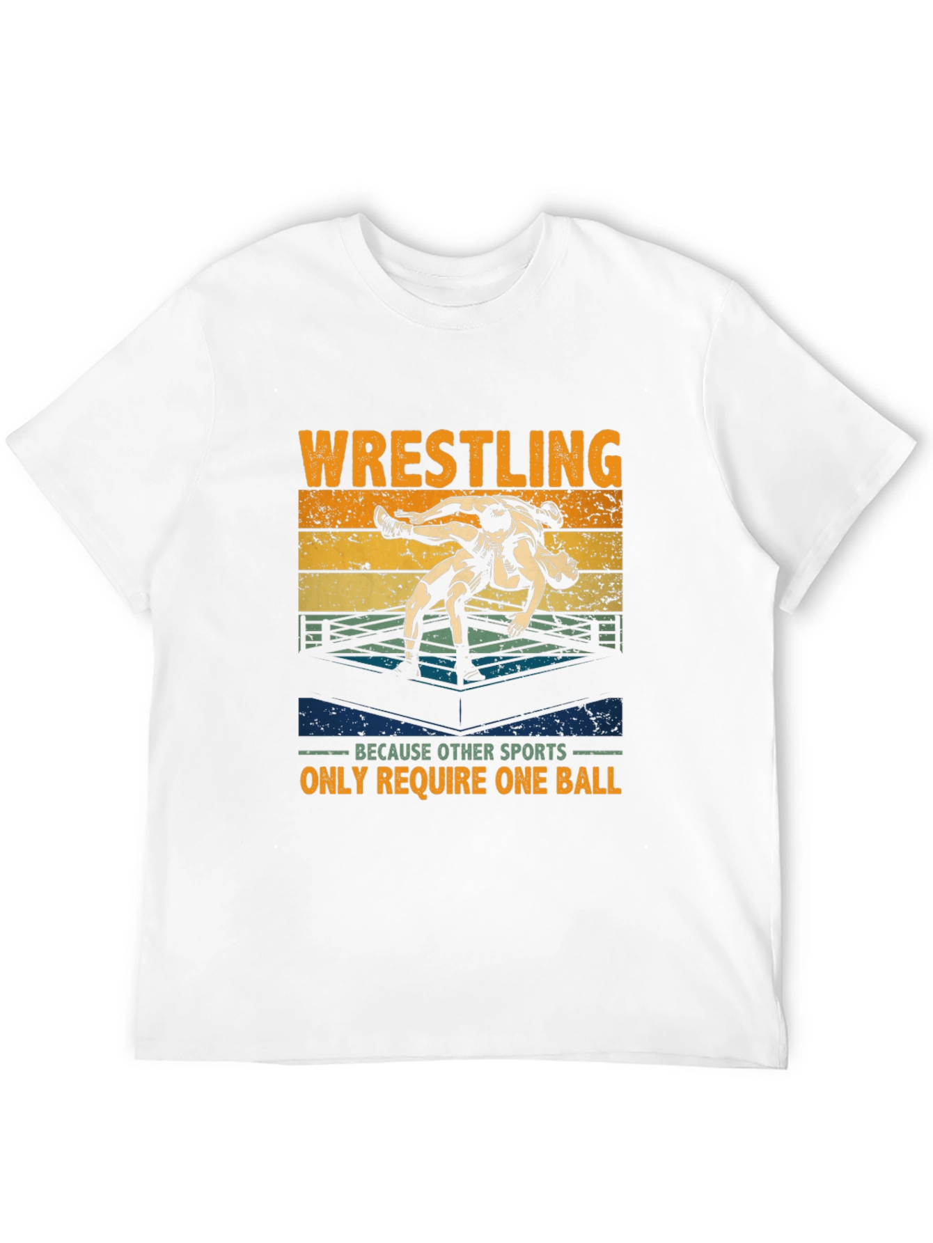 Wrestling T-Shirt: One Ball Required