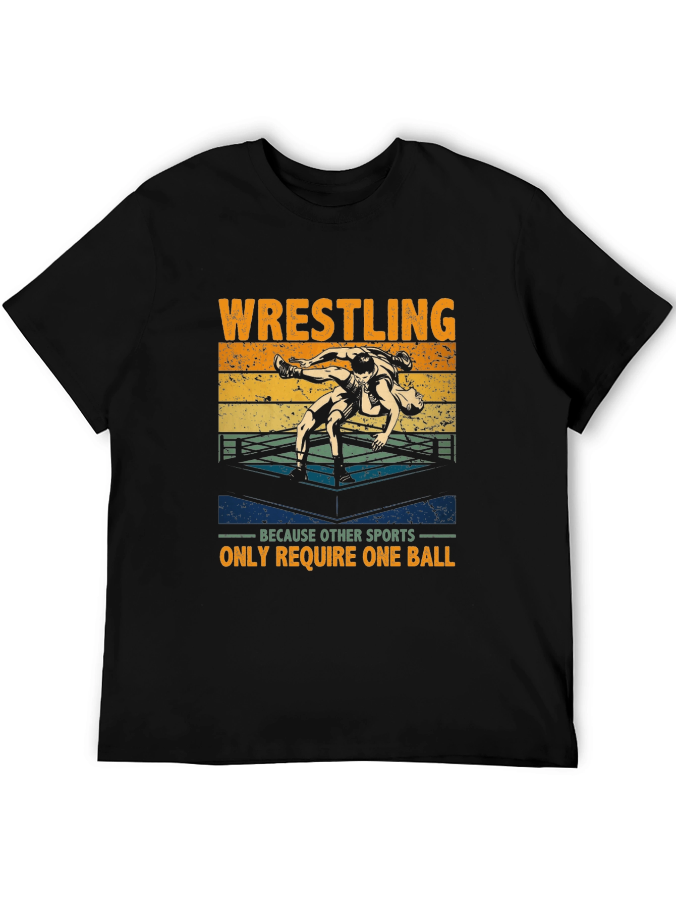 Wrestling T-Shirt: One Ball Required