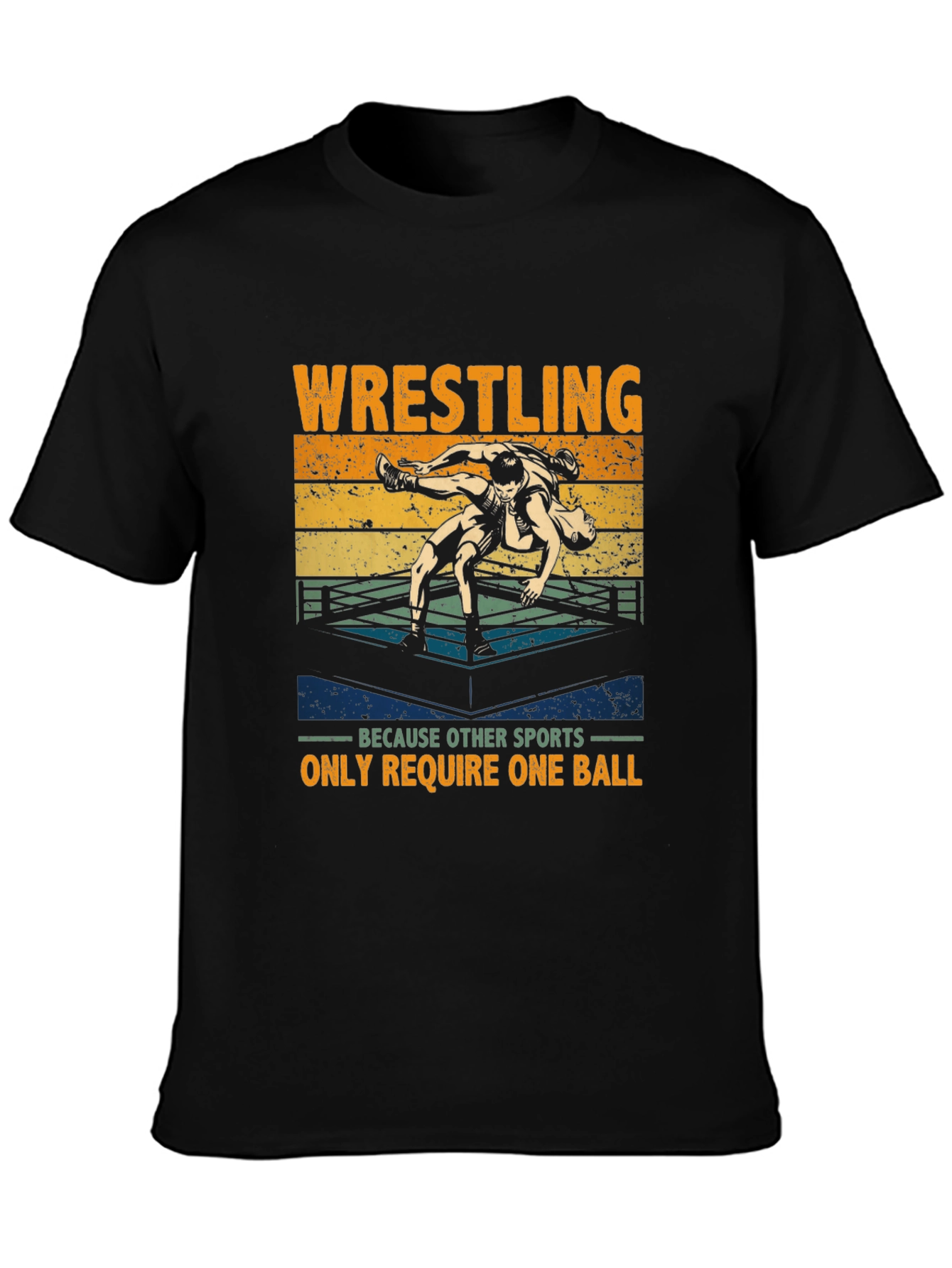 Wrestling T-Shirt: One Ball Required