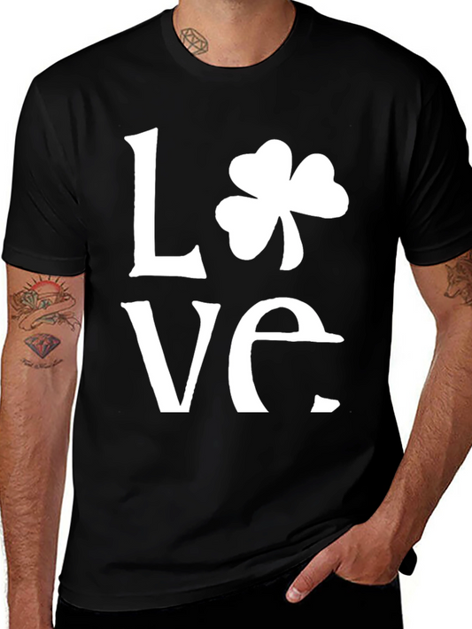 Love Shamrock T-Shirt - St. Patricks Day Graphic Tee