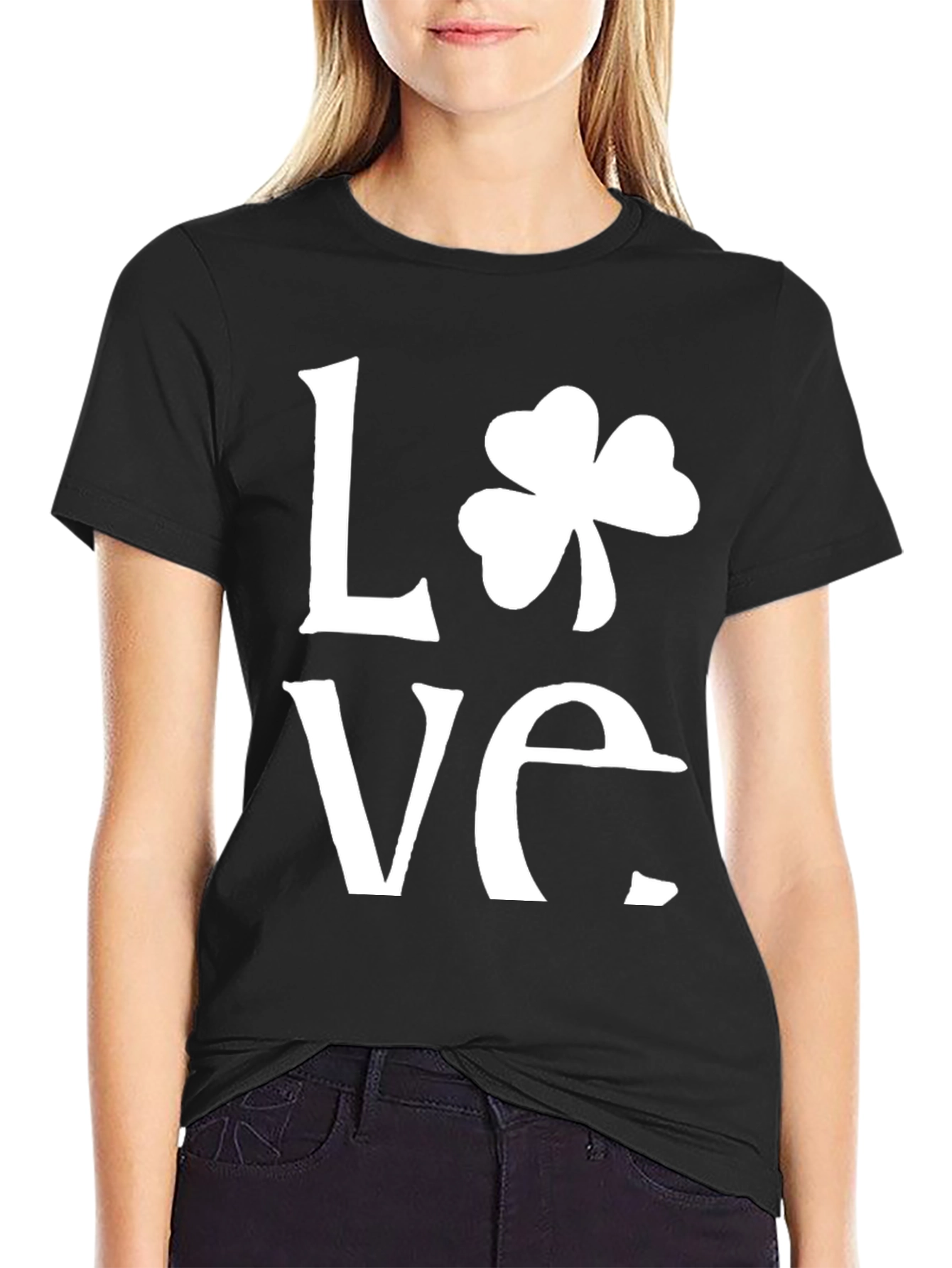 Love Shamrock T-Shirt - St. Patricks Day Graphic Tee