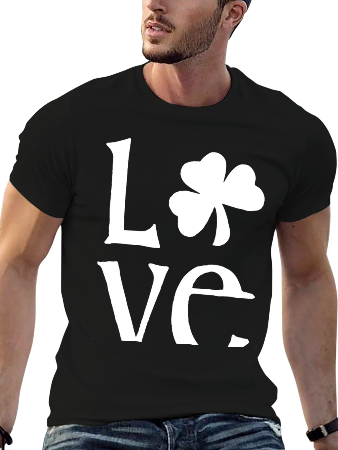 Love Shamrock T-Shirt - St. Patricks Day Graphic Tee