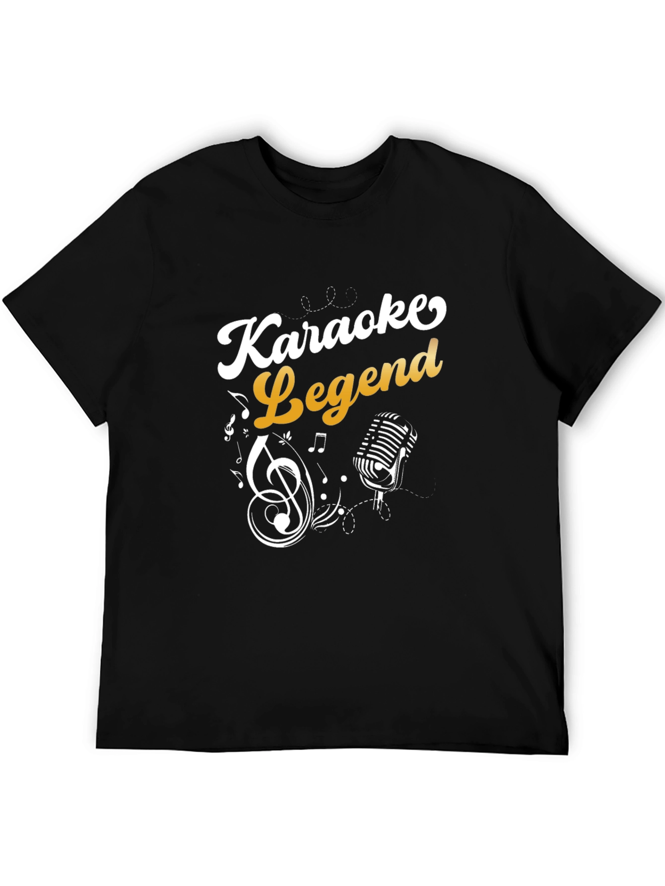 Karaoke Legend Graphic T-Shirt - Black