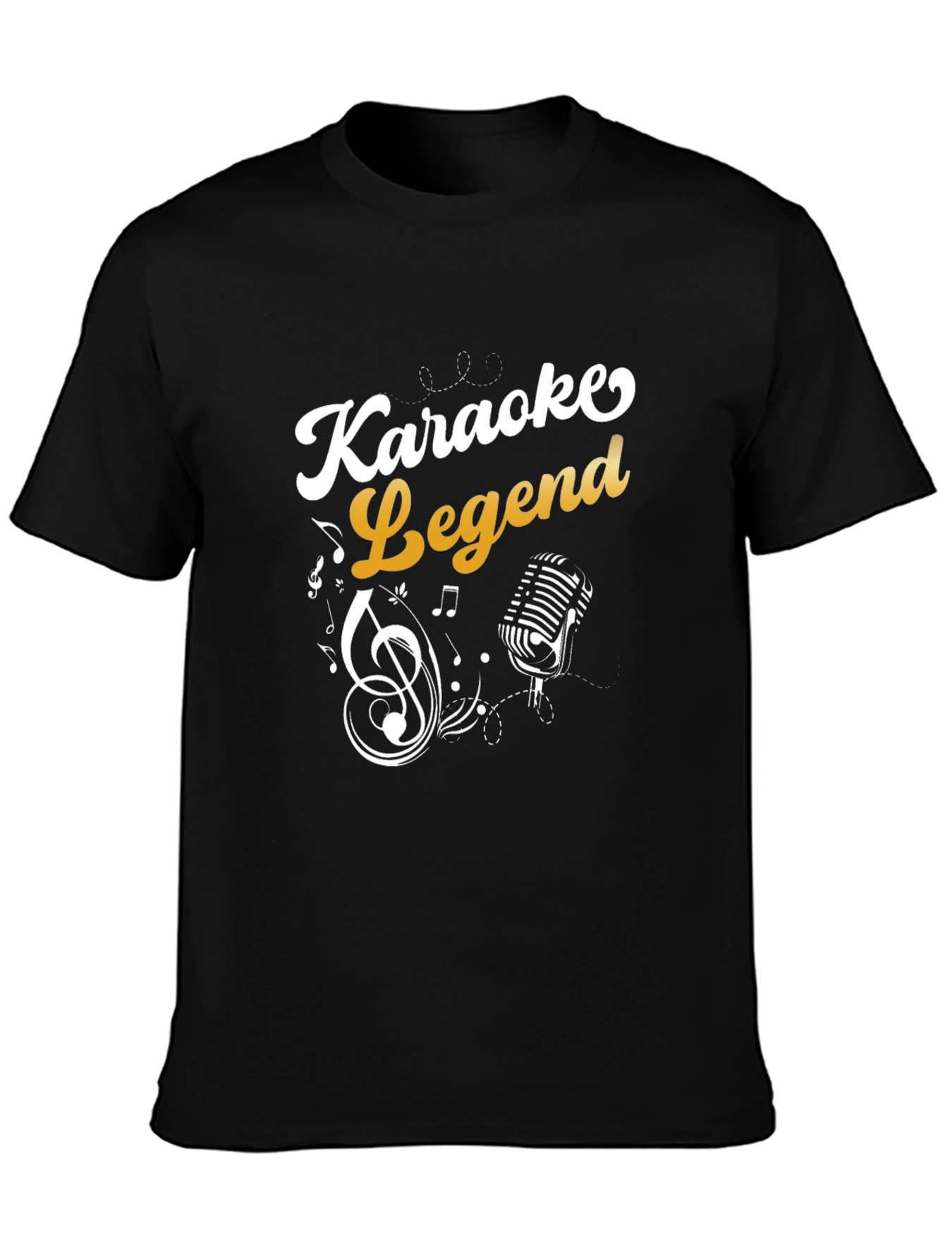 Karaoke Legend Graphic T-Shirt - Black