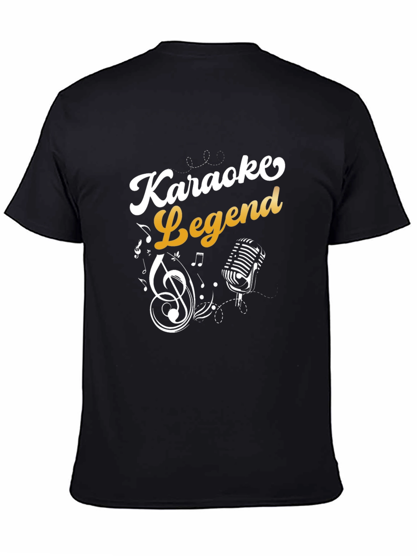 Karaoke Legend Graphic T-Shirt - Black