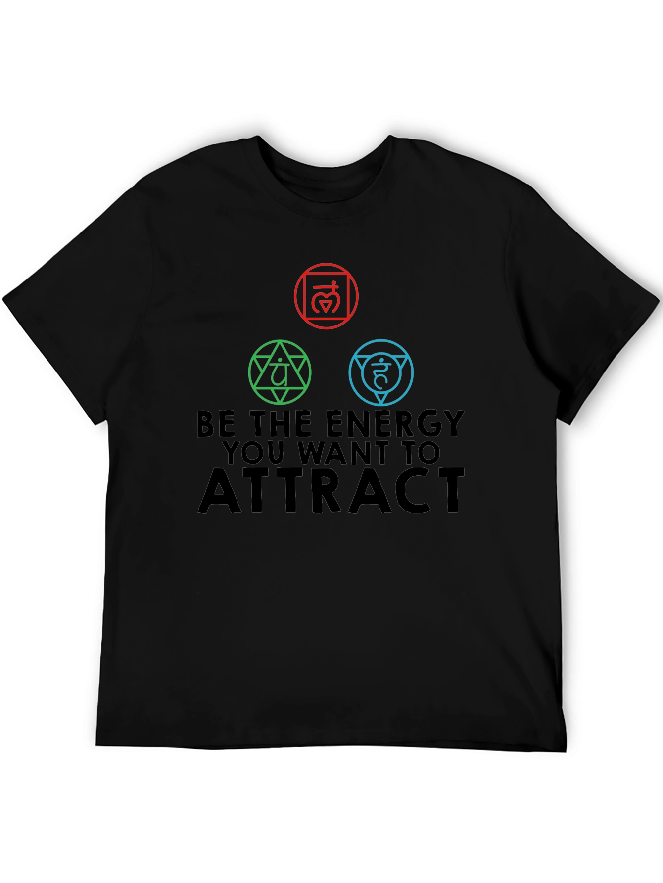 Energy Chakra T-Shirt - Attract Positive Vibes
