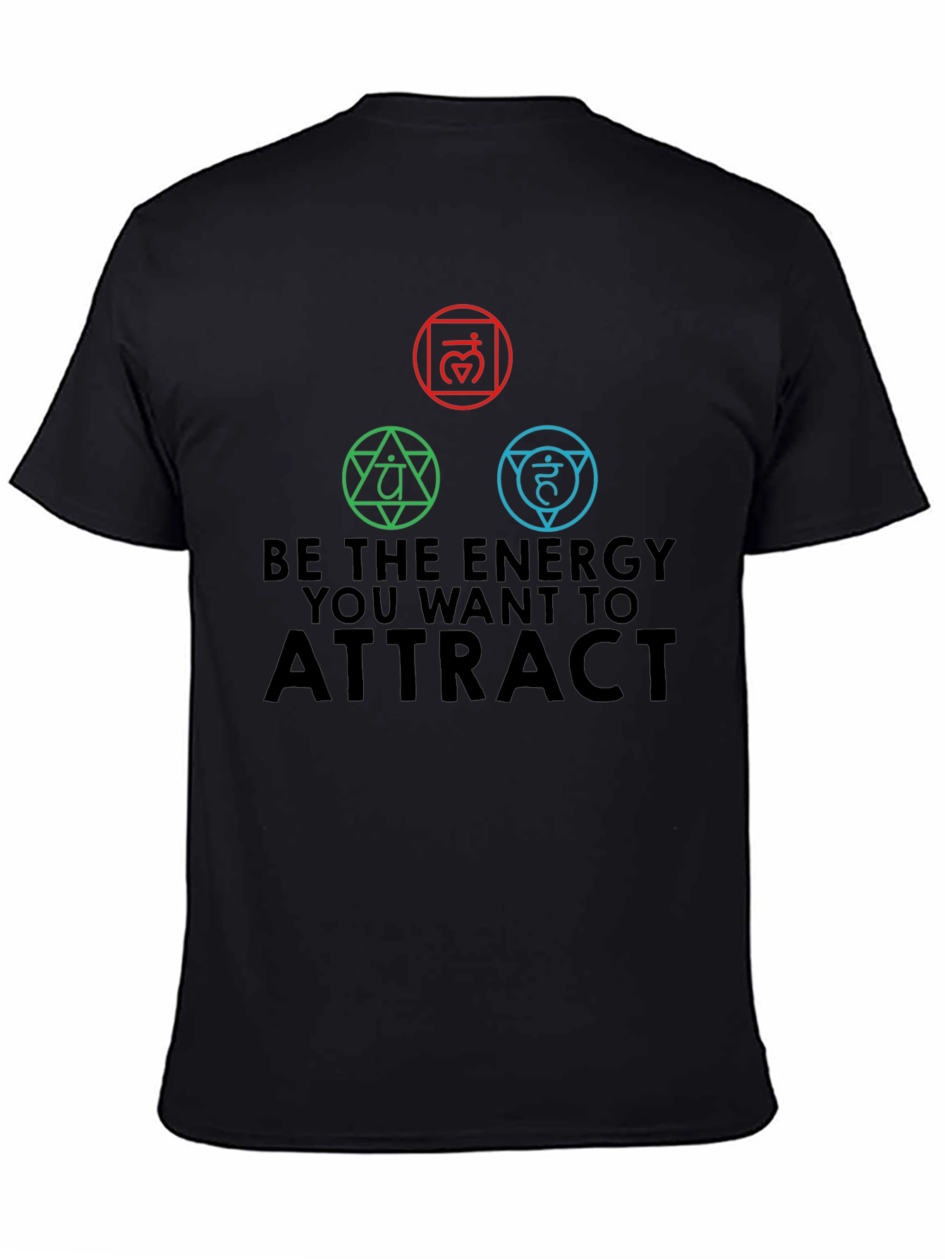 Energy Chakra T-Shirt - Attract Positive Vibes