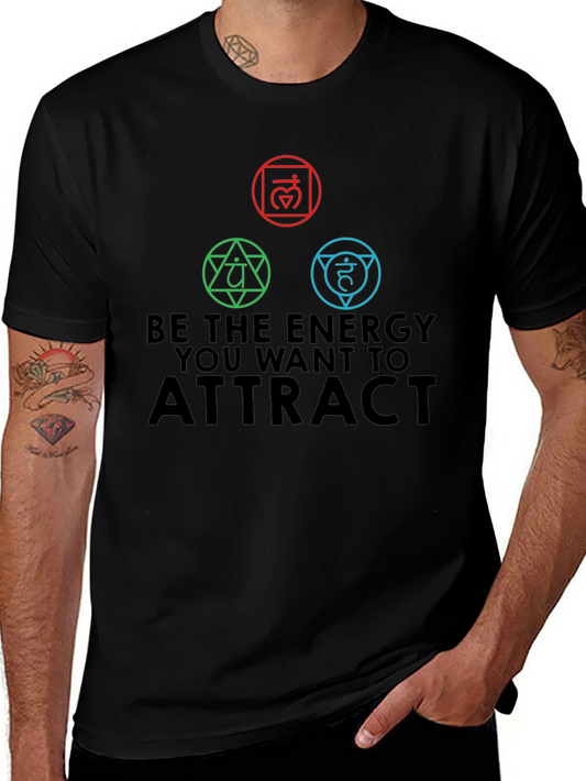 Energy Chakra T-Shirt - Attract Positive Vibes
