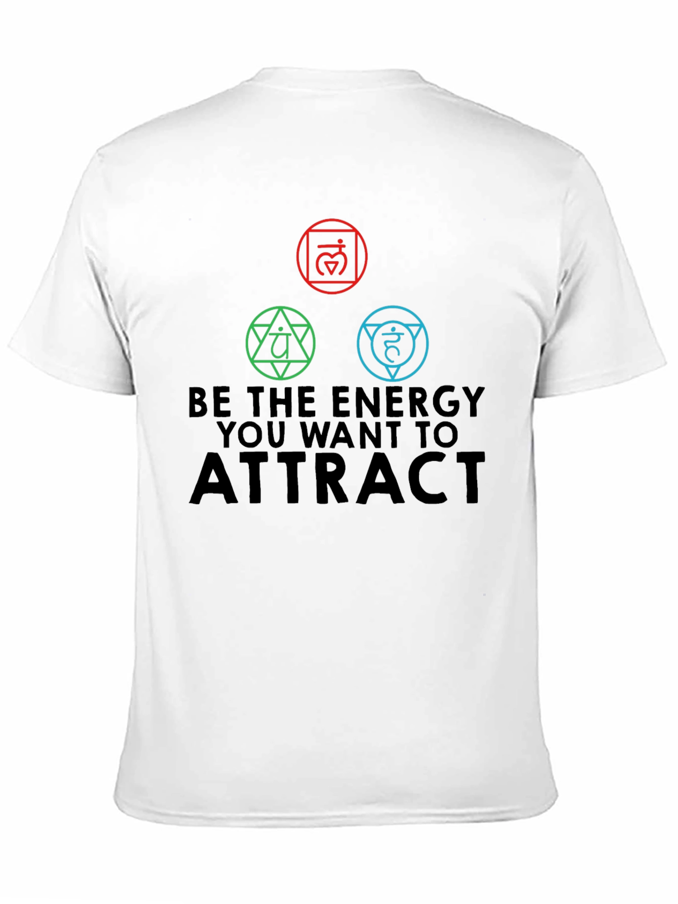 Energy Chakra T-Shirt - Attract Positive Vibes