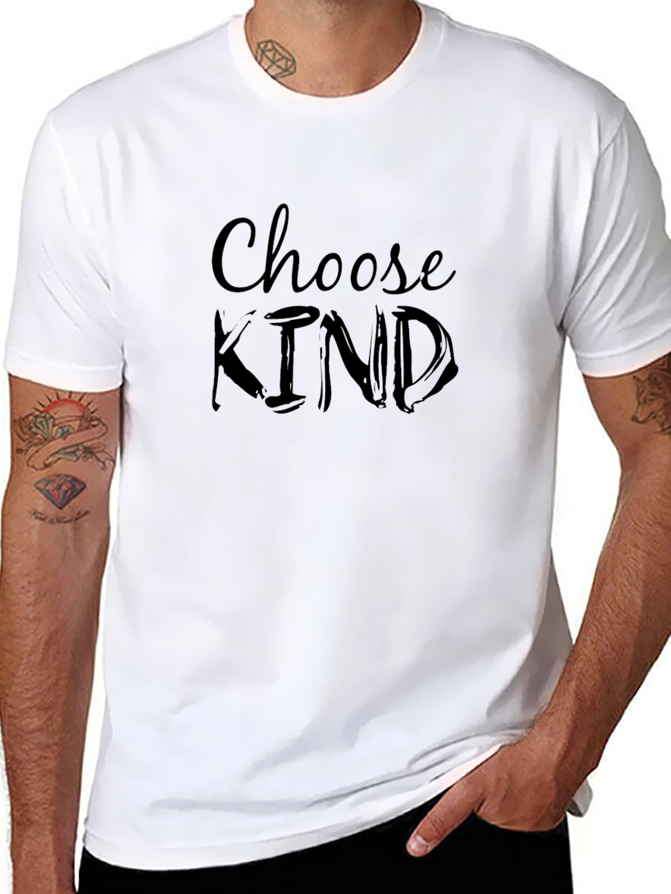 Choose Kind Graphic Tee - Soft Cotton Crew Neck