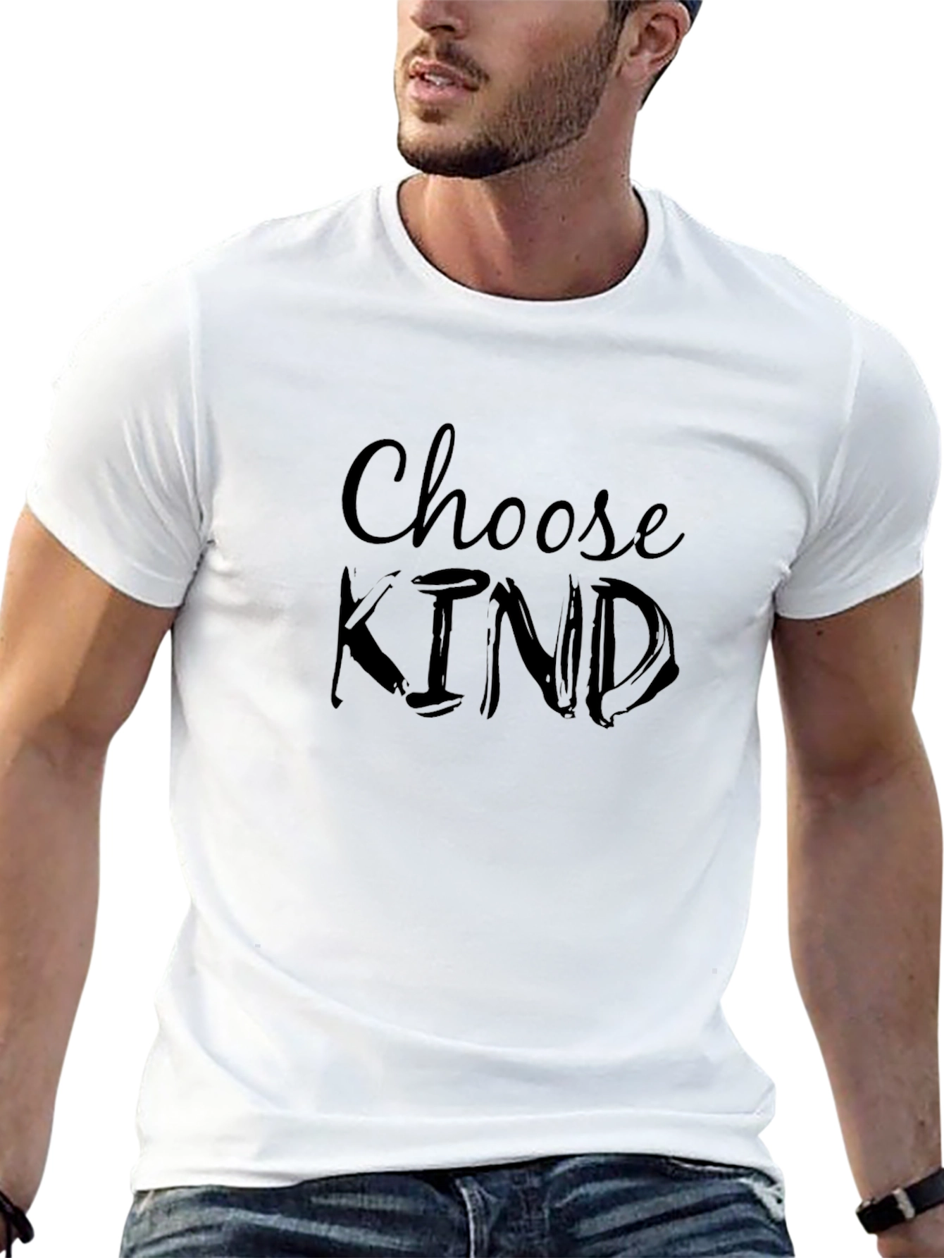 Choose Kind Graphic Tee - Soft Cotton Crew Neck