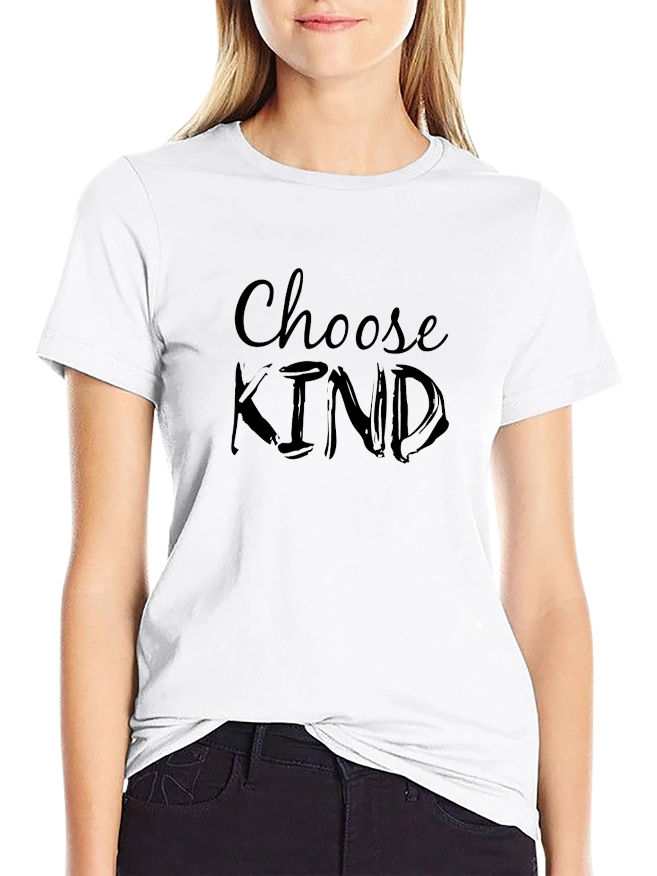 Choose Kind Graphic Tee - Soft Cotton Crew Neck