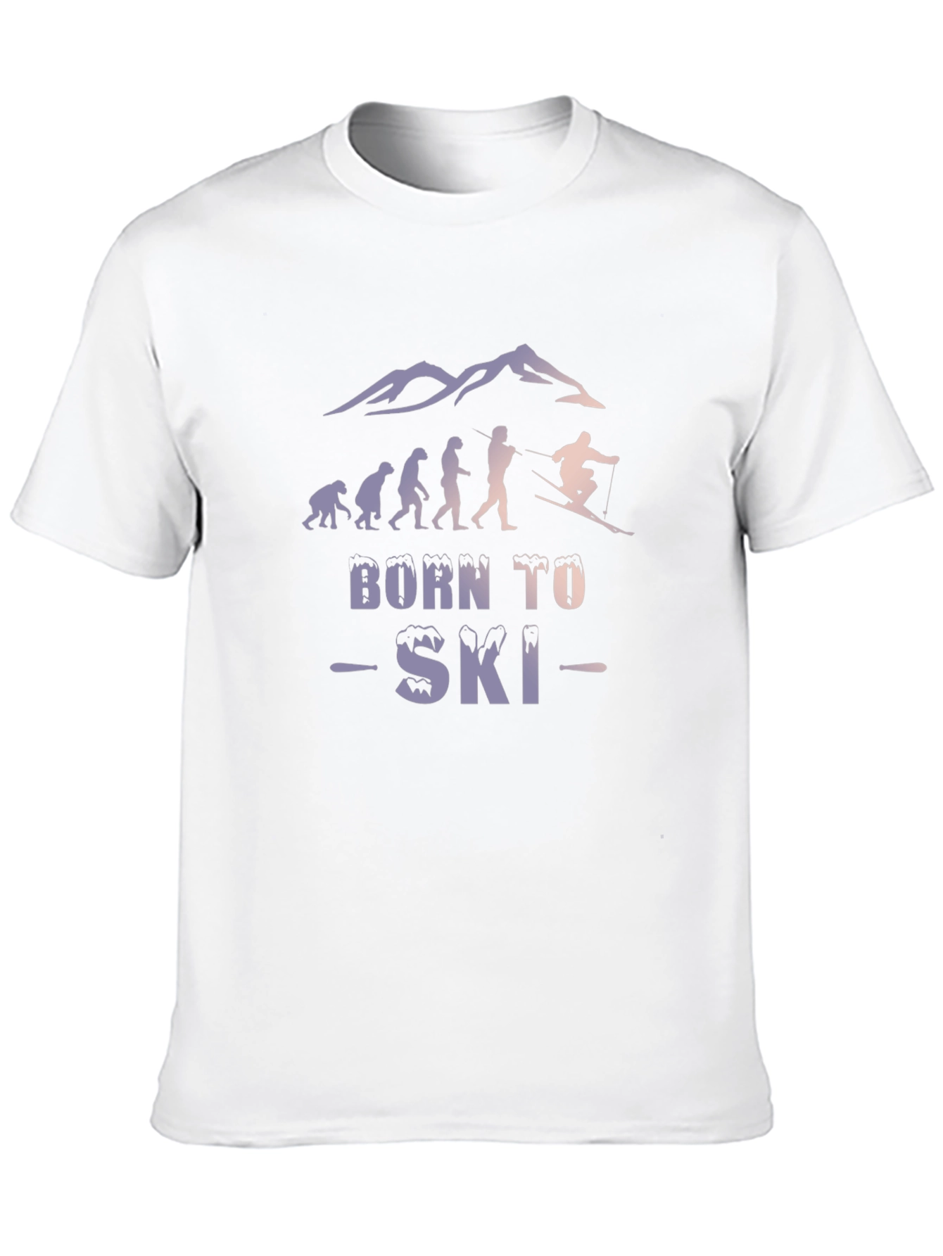 Born to Ski Evolution Graphic T-Shirt