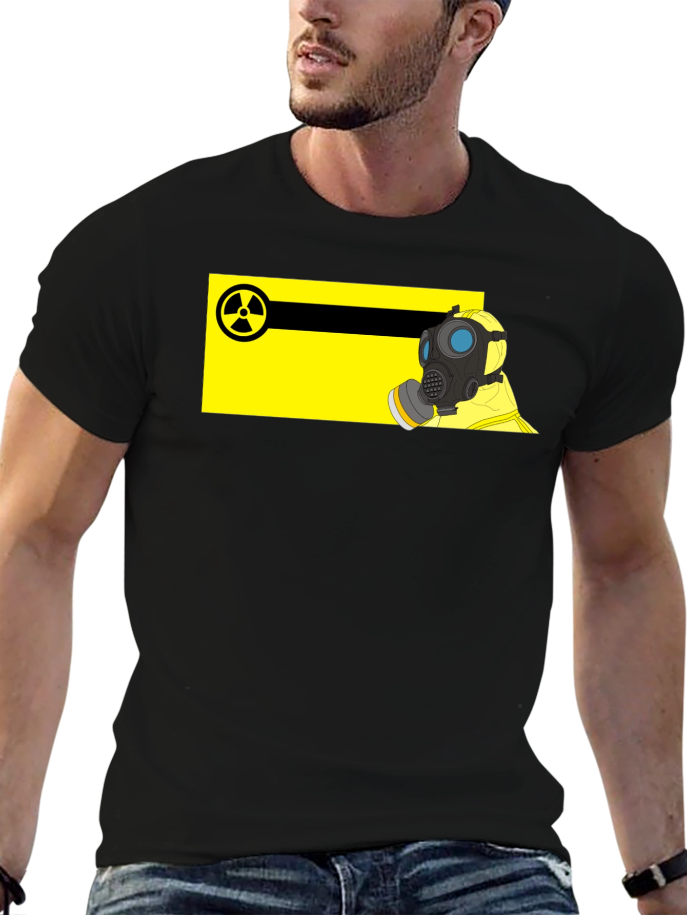 Hazmat Suit Graphic T-Shirt - Biohazard Protection