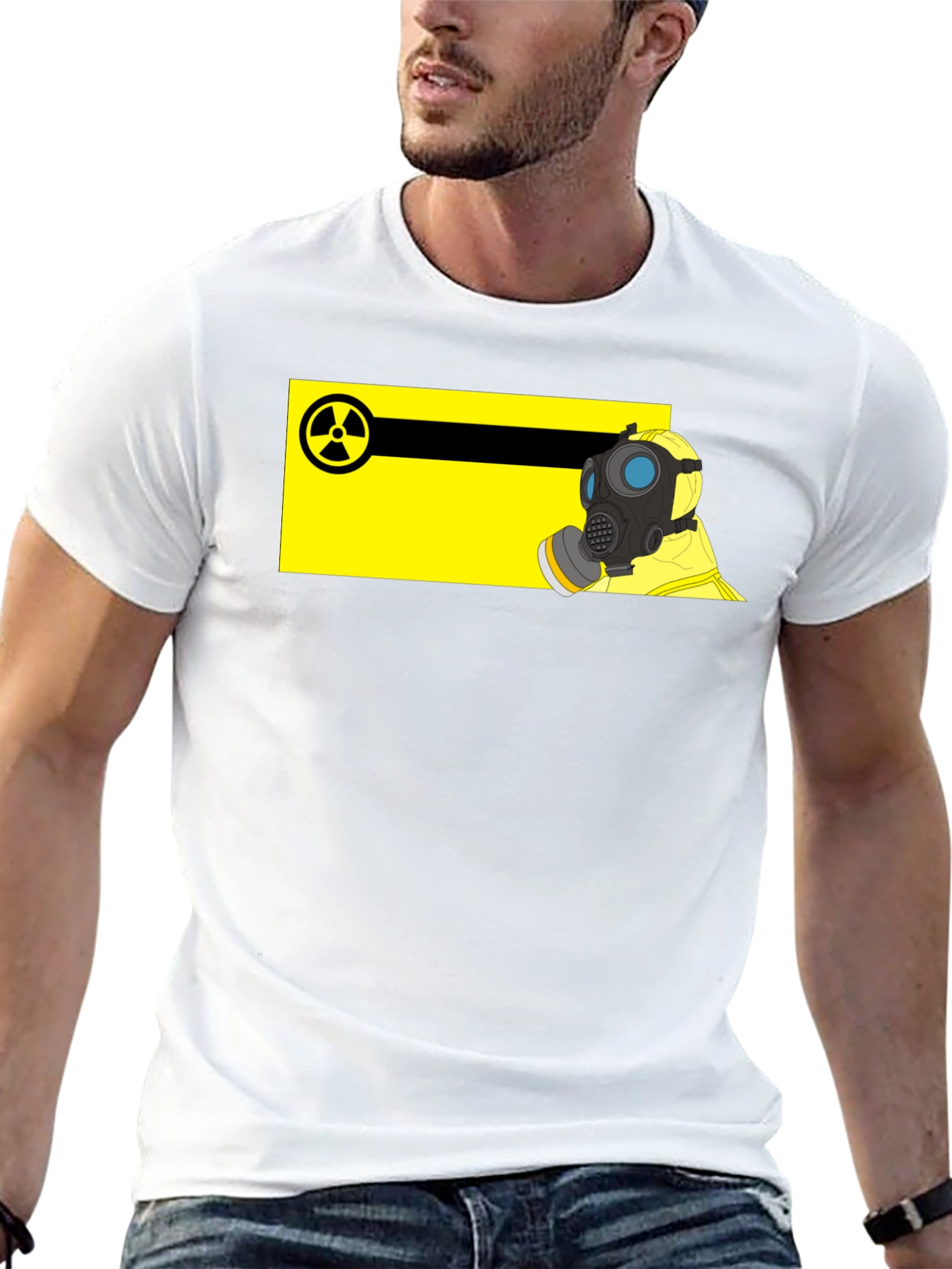 Hazmat Suit Graphic T-Shirt - Biohazard Protection