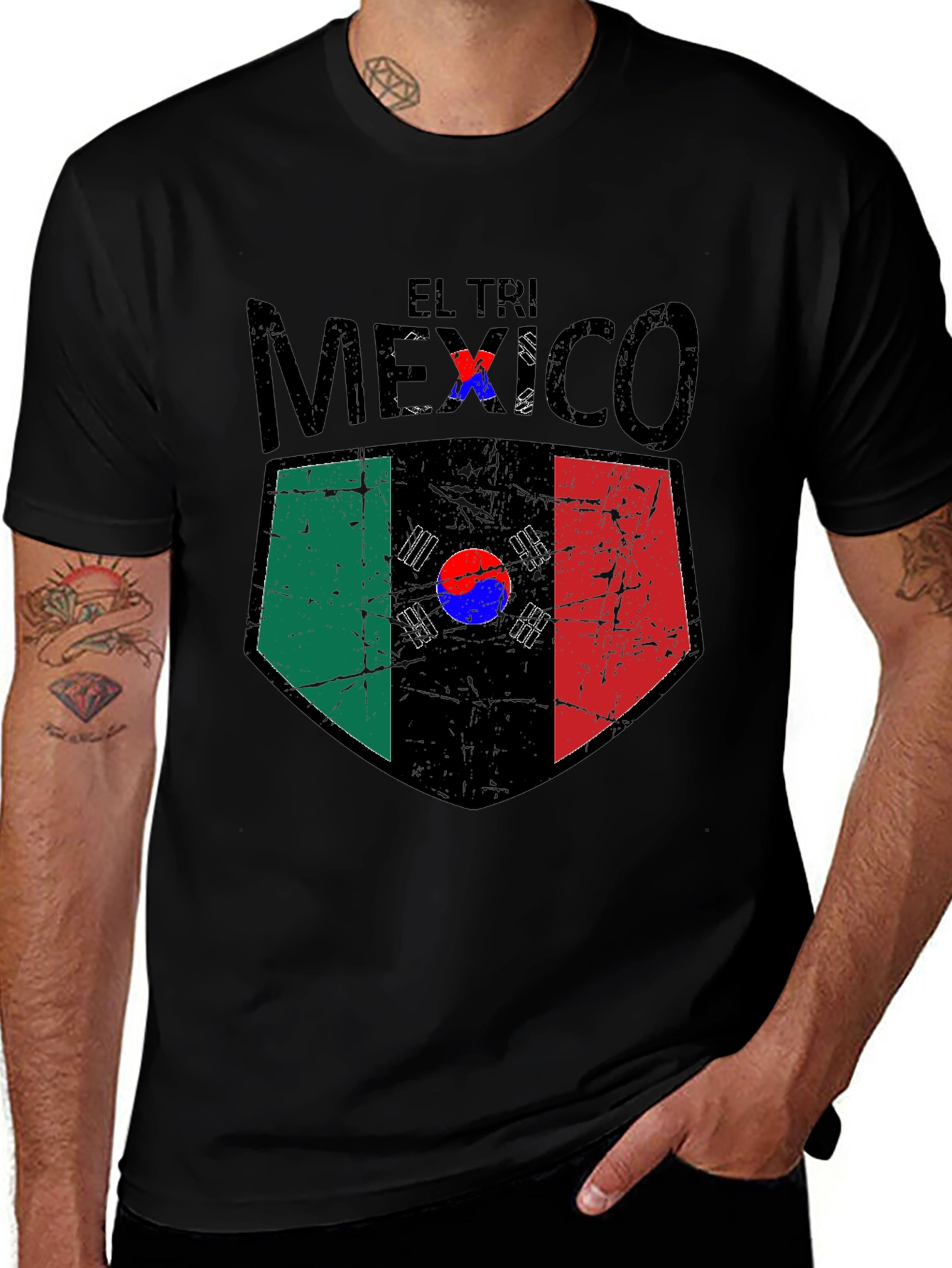 Mexico x South Korea El Tri Graphic T-Shirt