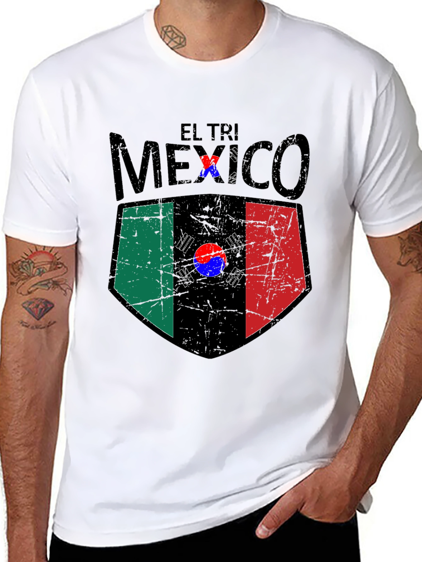 Mexico x South Korea El Tri Graphic T-Shirt