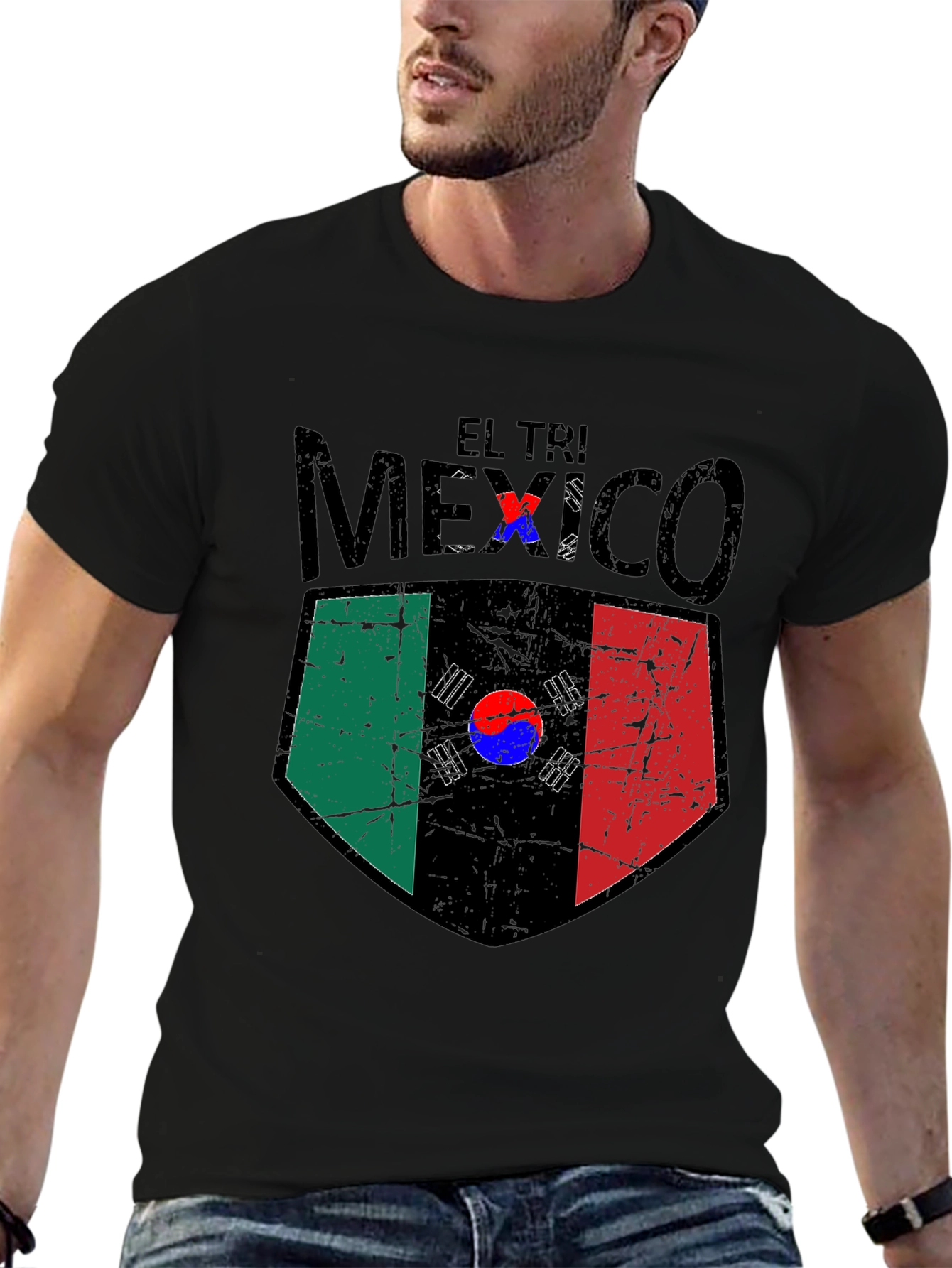 Mexico x South Korea El Tri Graphic T-Shirt