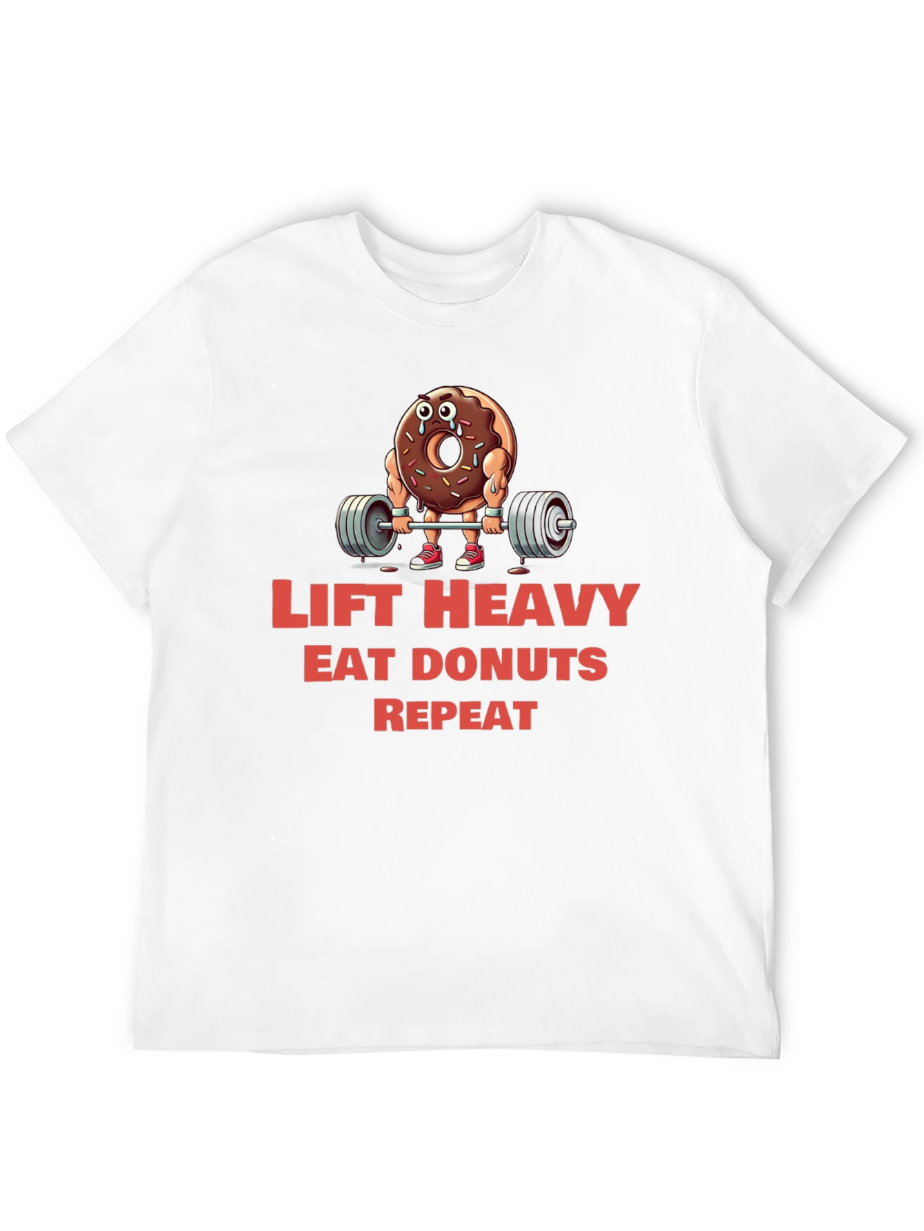 Lift Heavy Eat Donuts T-Shirt