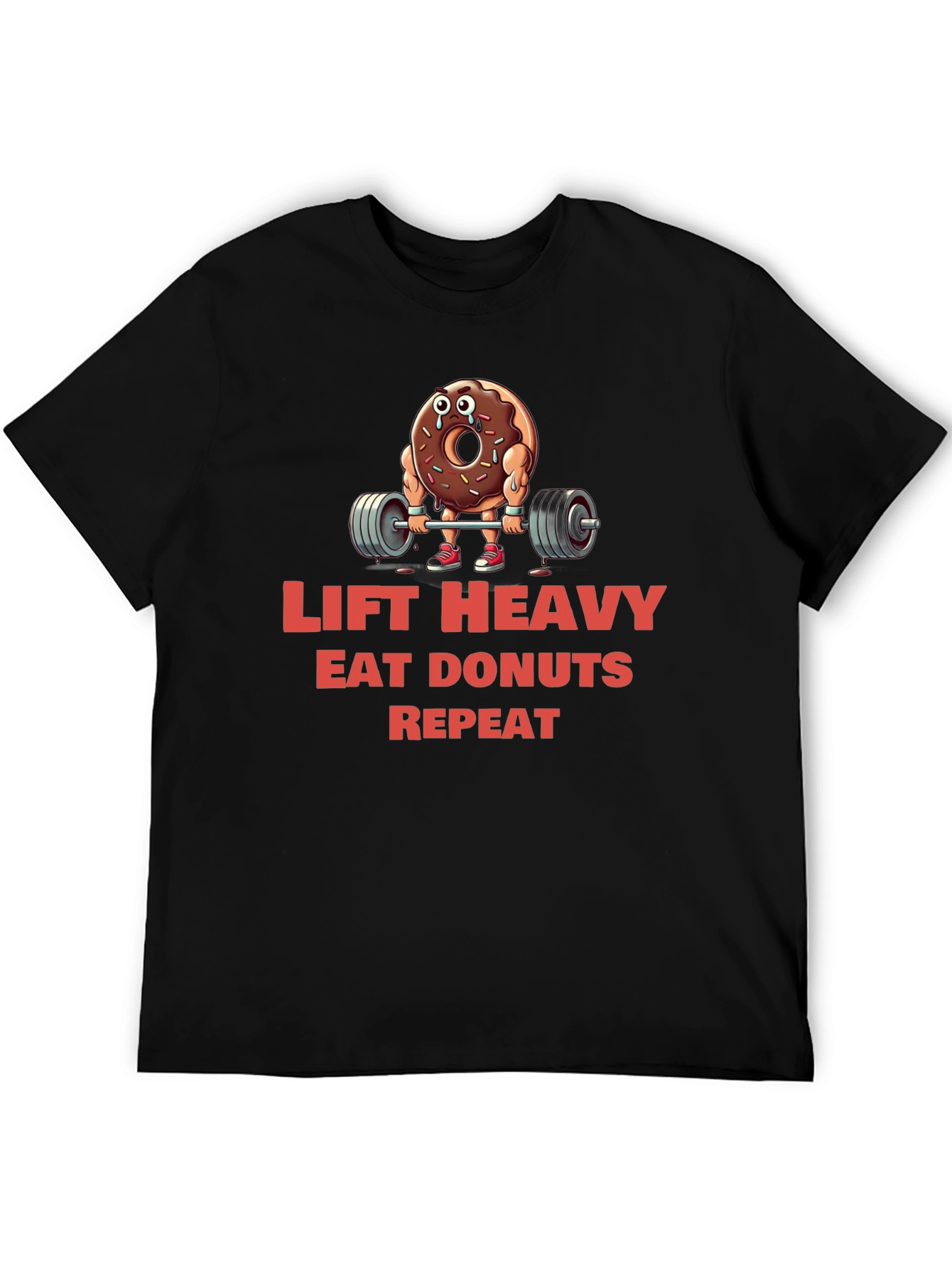 Lift Heavy Eat Donuts T-Shirt