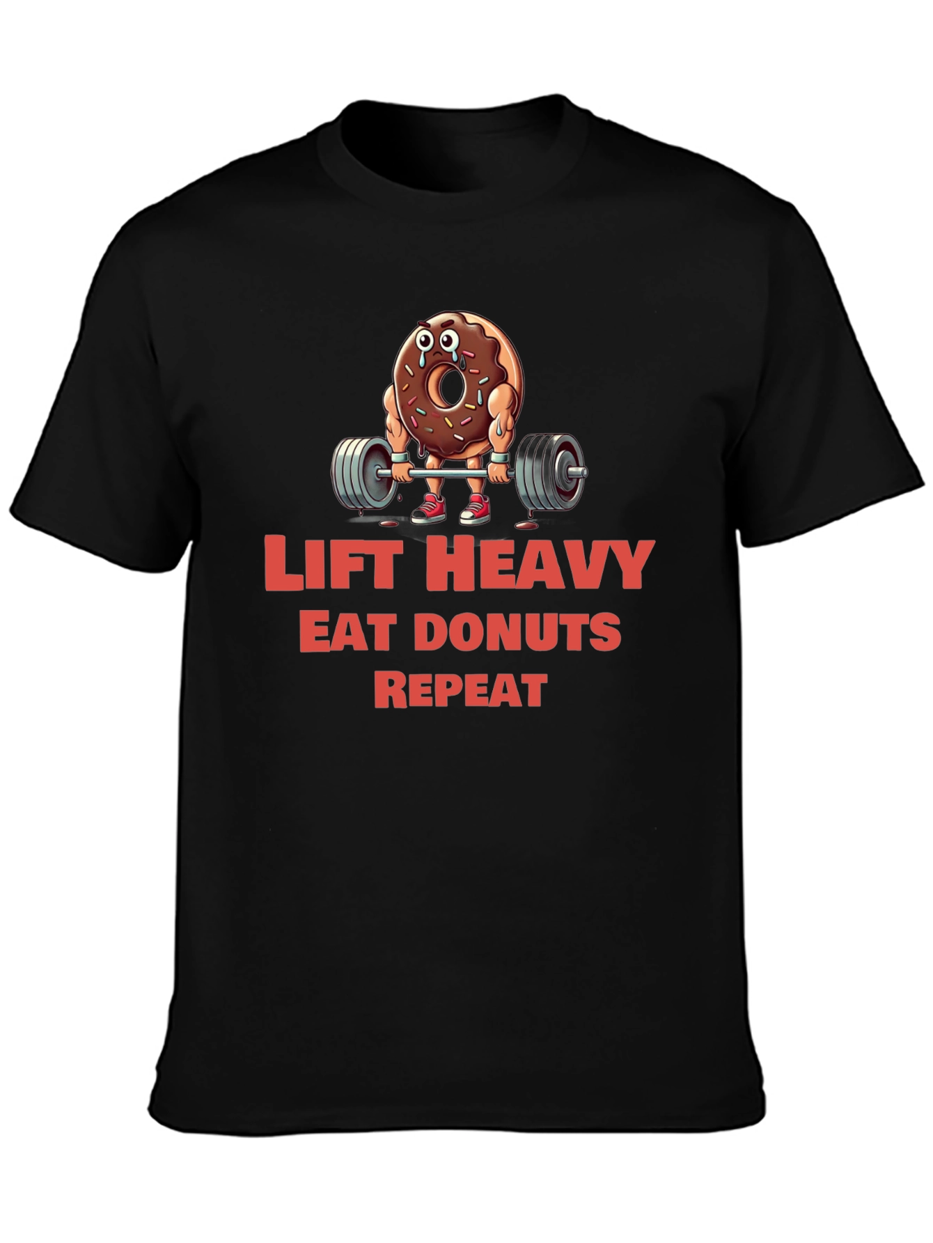 Lift Heavy Eat Donuts T-Shirt