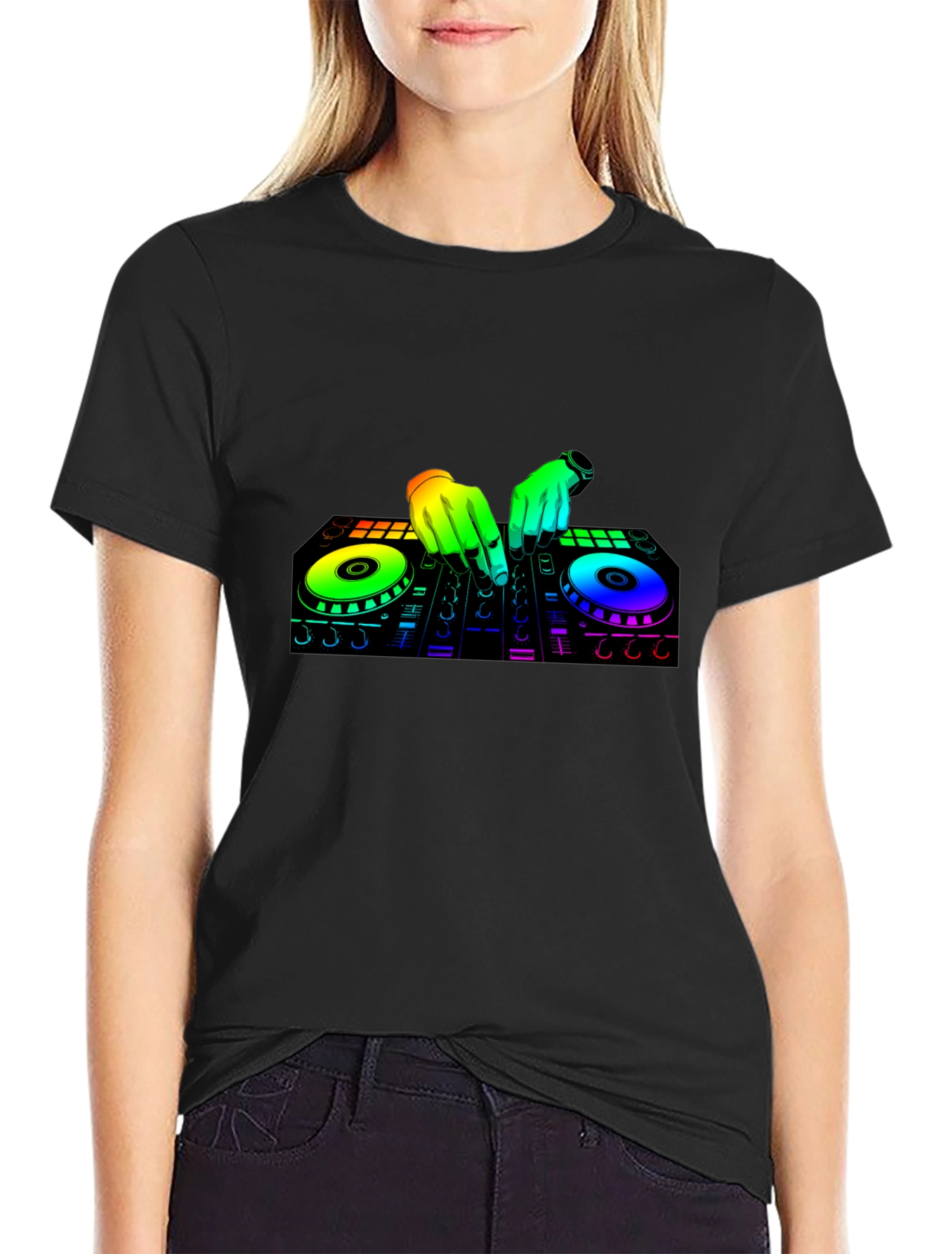 DJ Mixer Graphic T-Shirt - Music Lover Tee