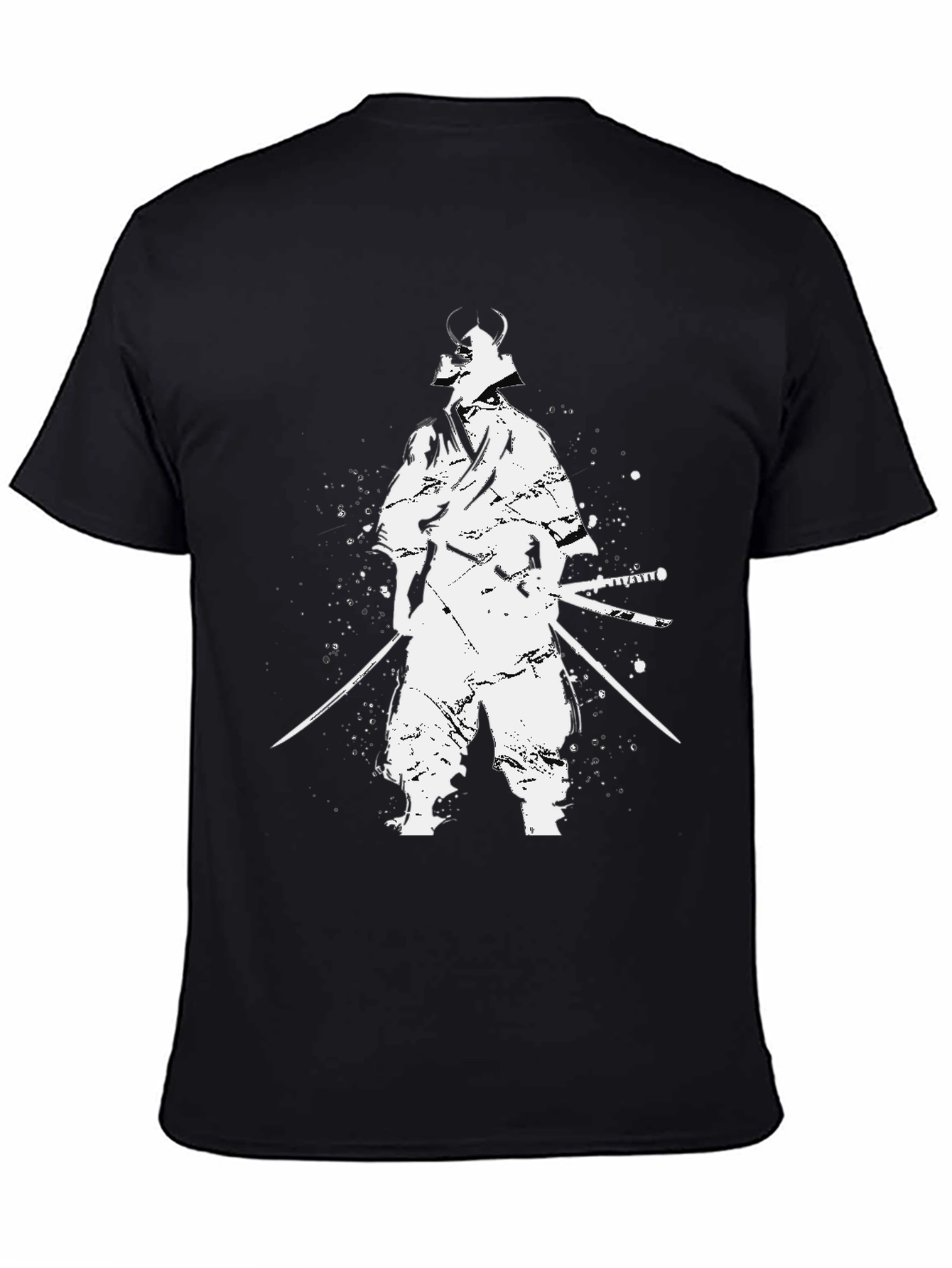 Samurai Warrior Graphic Black T-Shirt