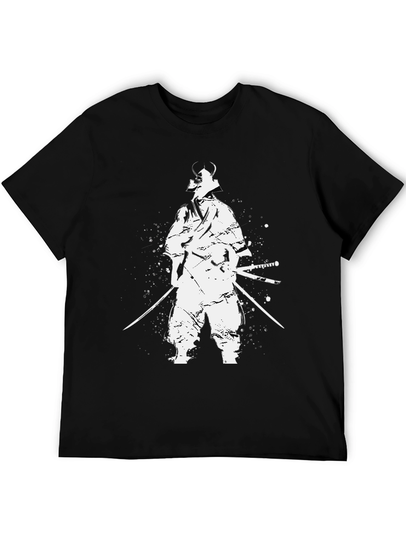 Samurai Warrior Graphic Black T-Shirt