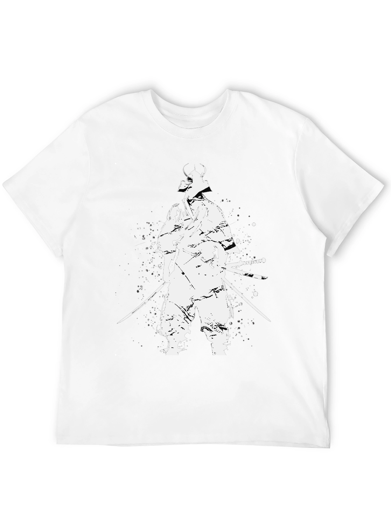 Samurai Warrior Graphic Black T-Shirt