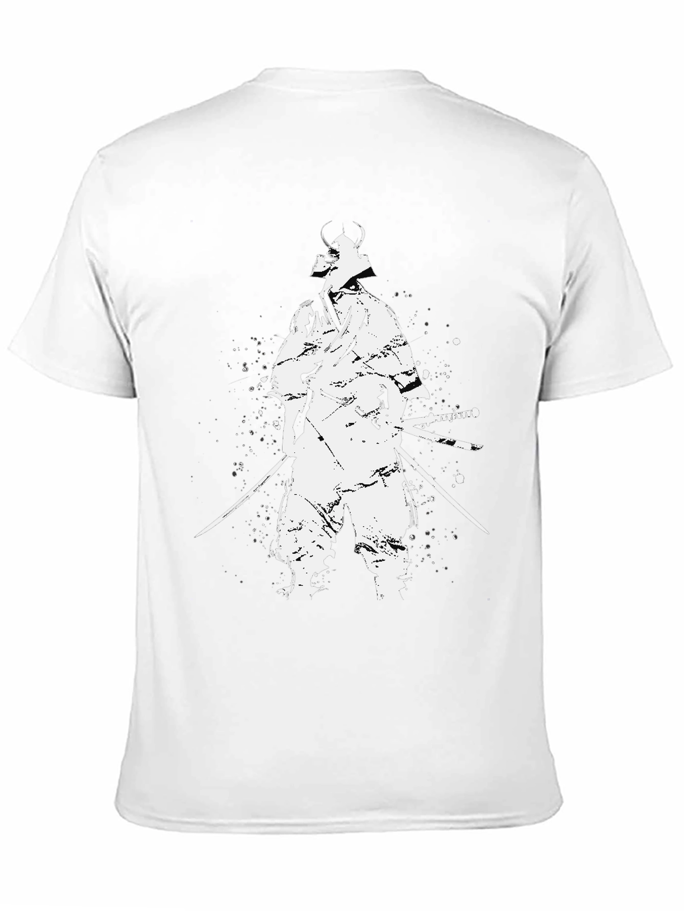 Samurai Warrior Graphic Black T-Shirt