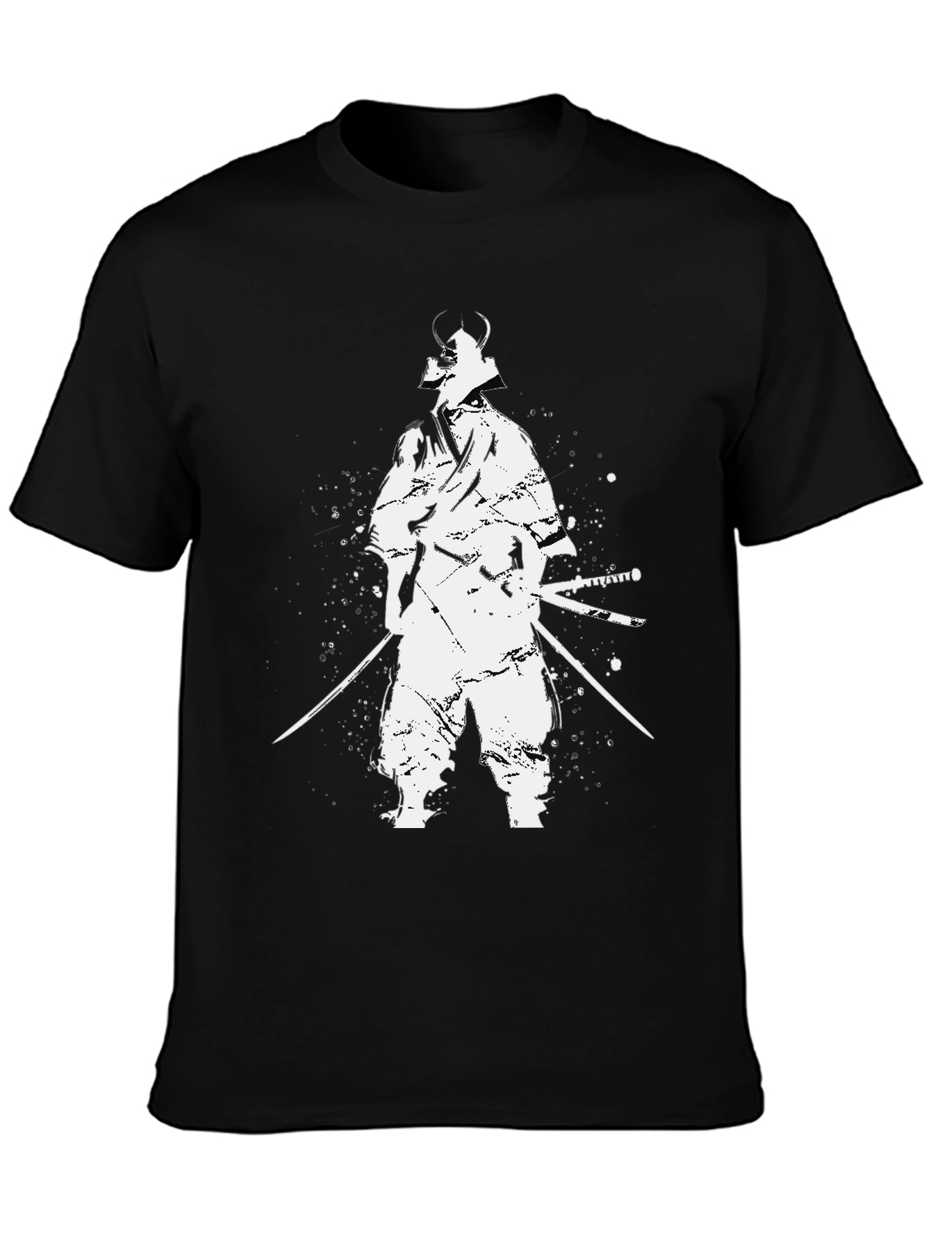 Samurai Warrior Graphic Black T-Shirt