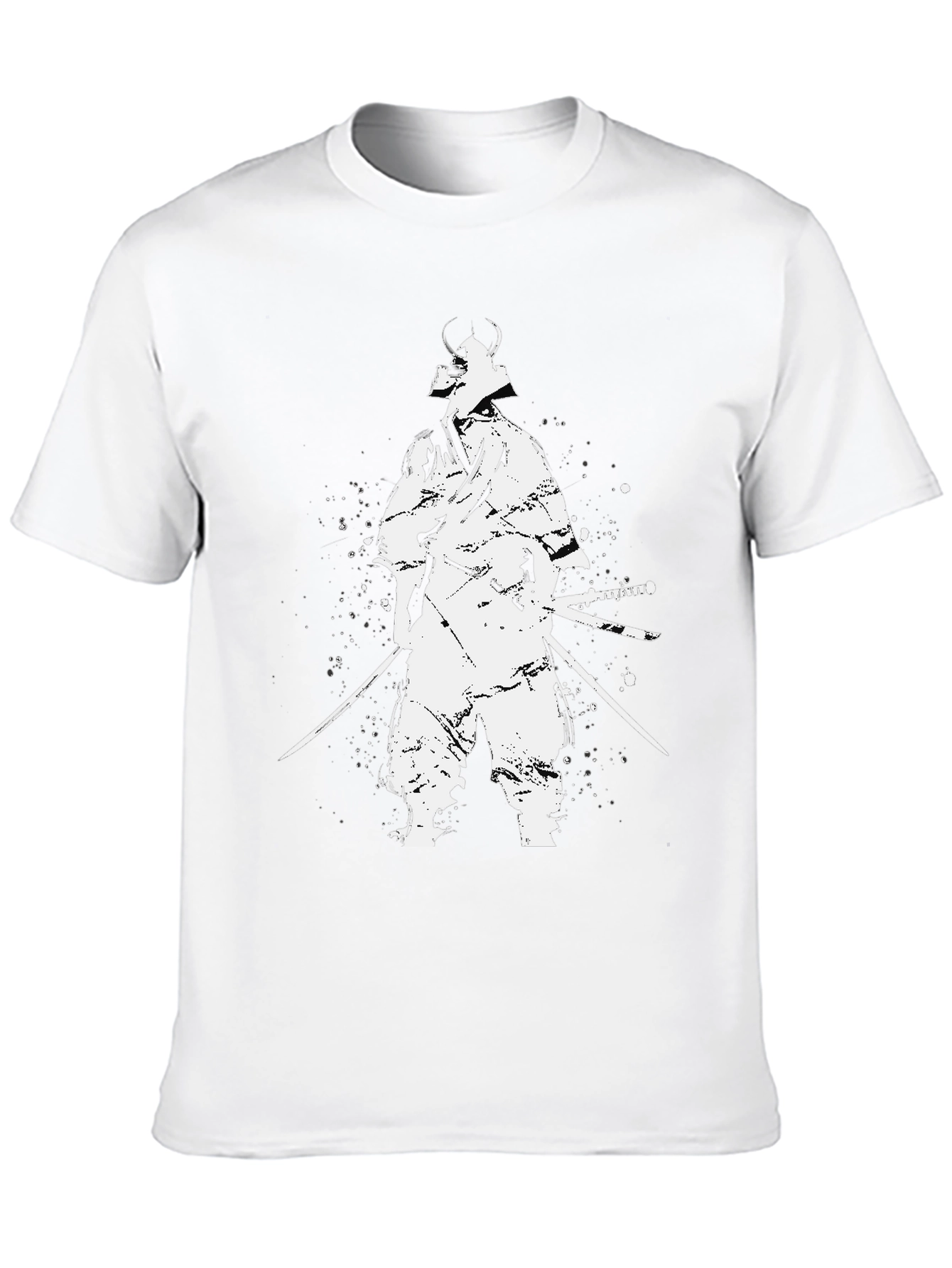 Samurai Warrior Graphic Black T-Shirt