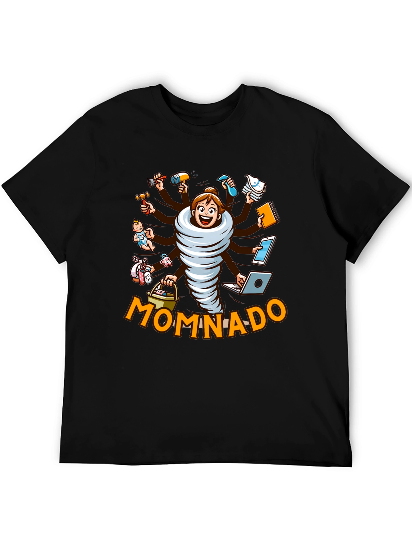 Momnado Graphic T-Shirt - Busy Mom Humor