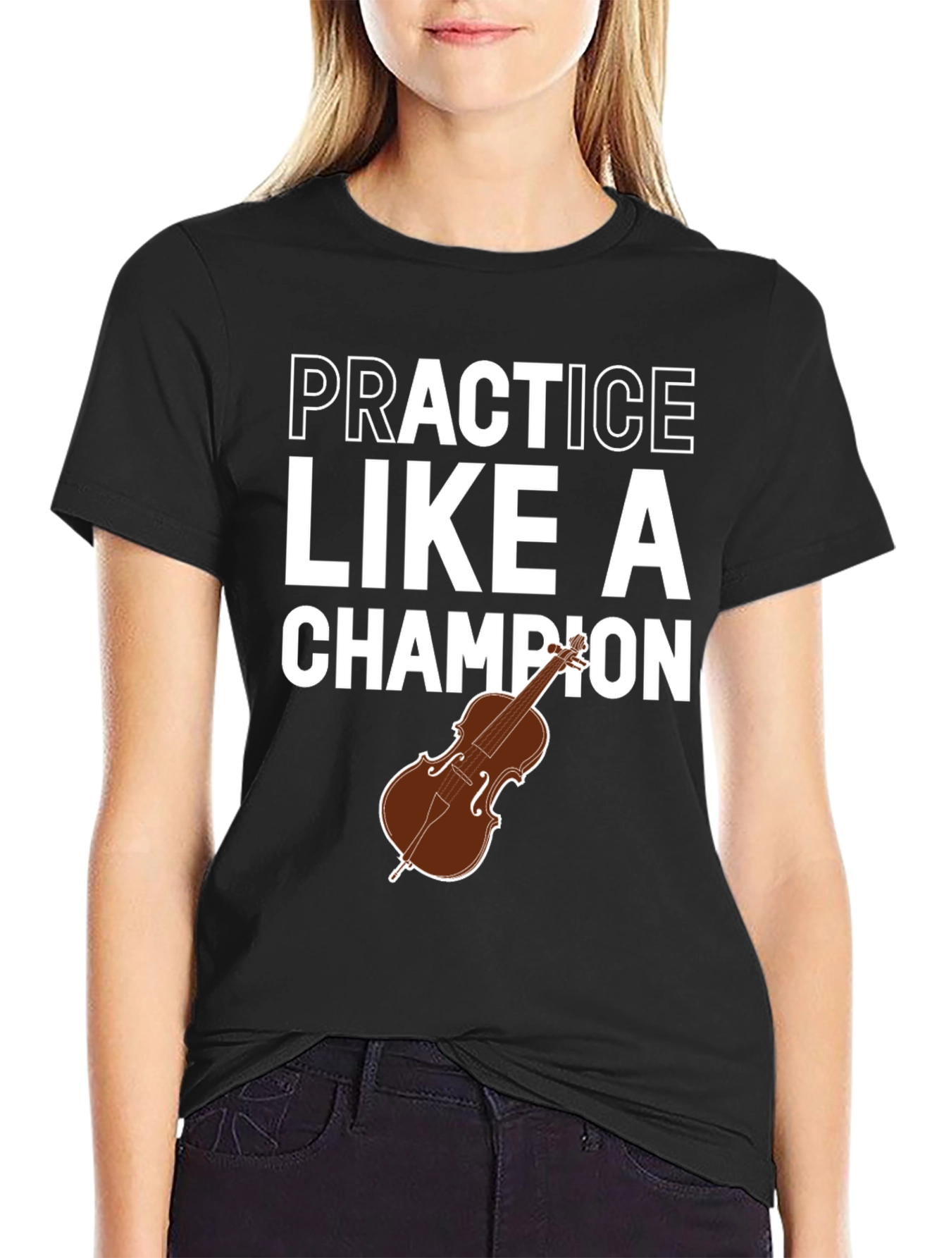 Practice Like a Champion Cello T-Shirt
