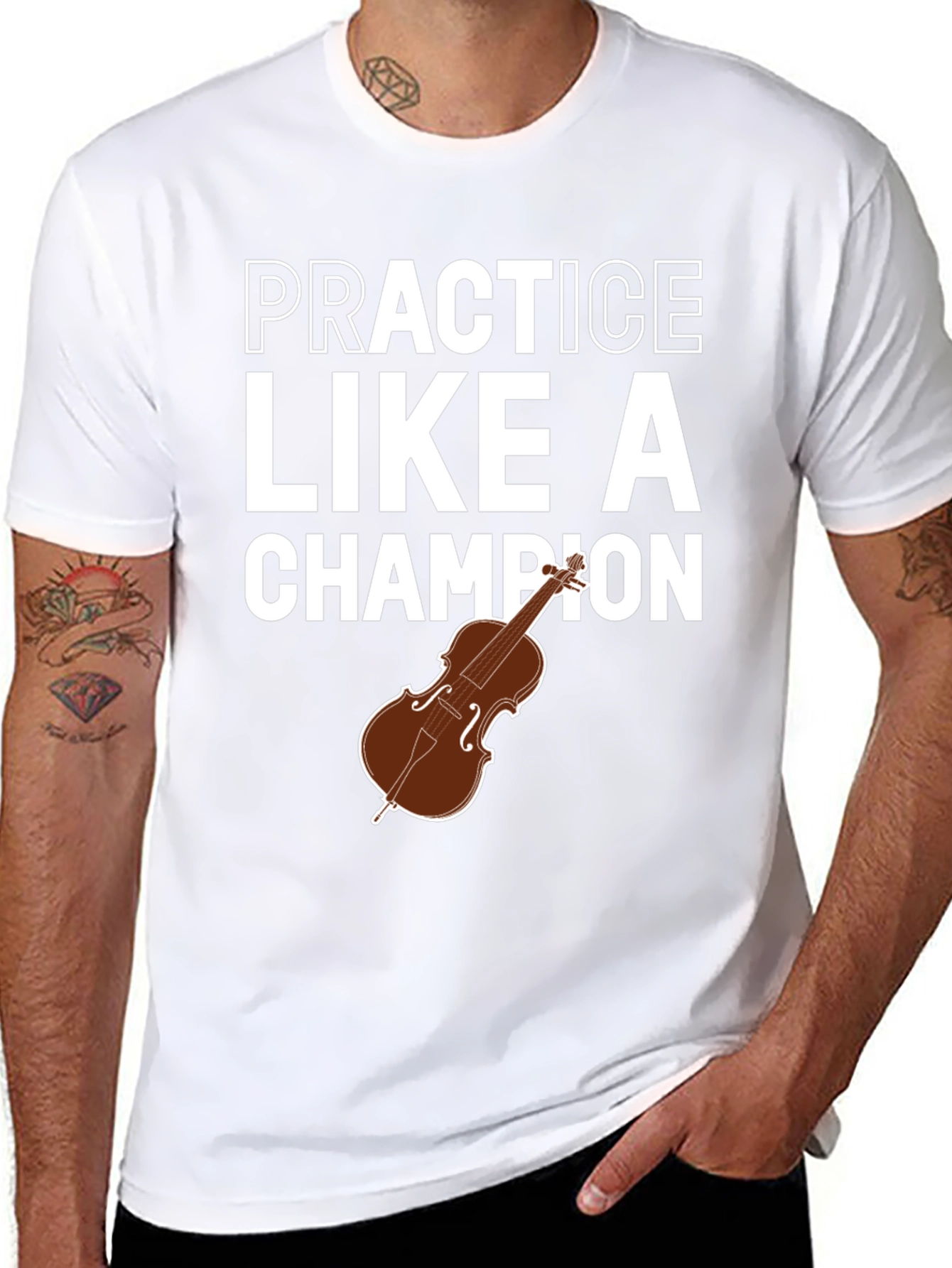 Practice Like a Champion Cello T-Shirt