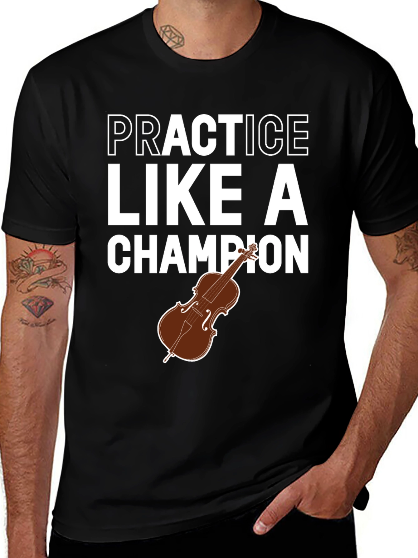Practice Like a Champion Cello T-Shirt
