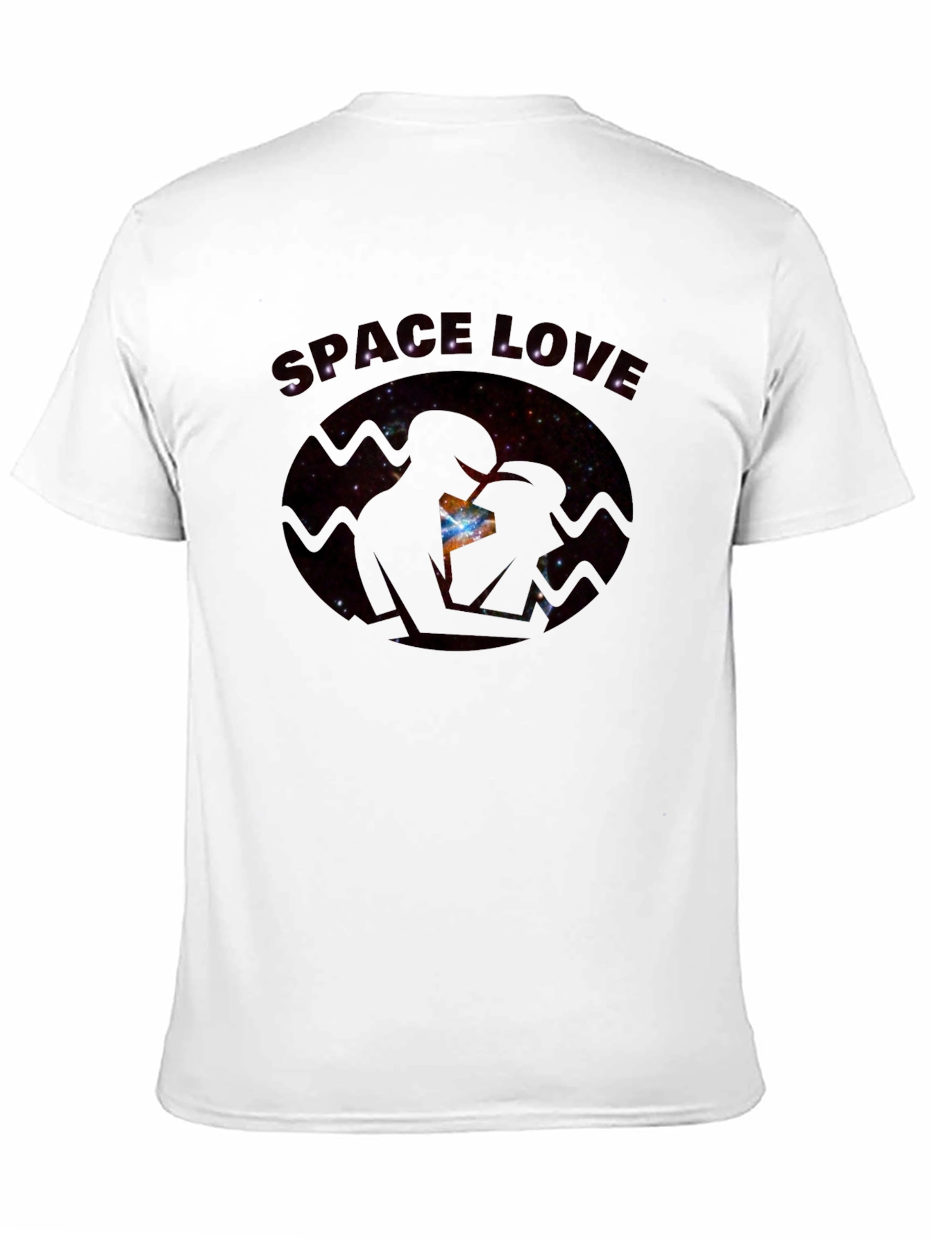 Space Love Graphic T-Shirt - Mens Black Tee