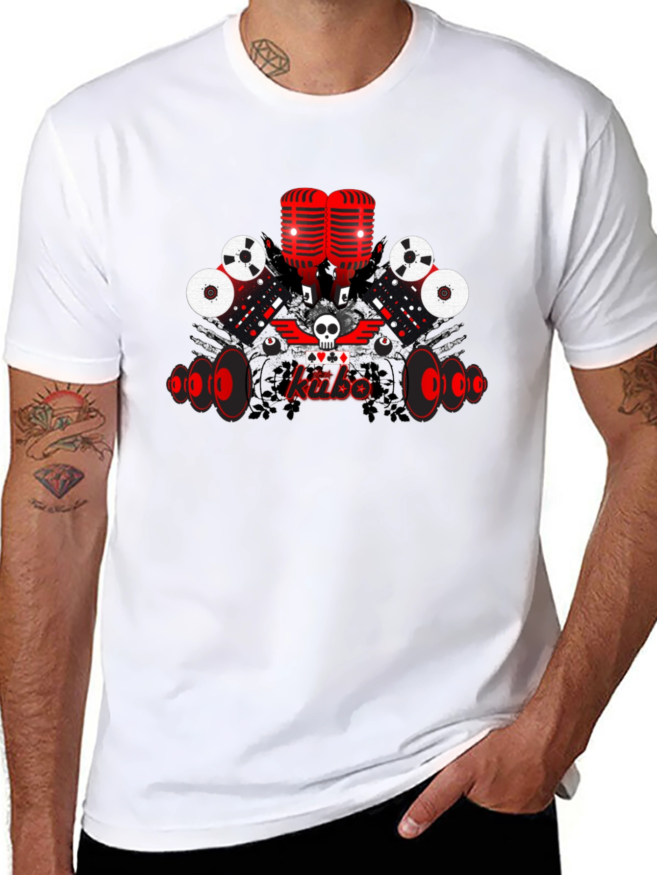 Retro Music Graphic T-Shirt - Rock n Roll Style