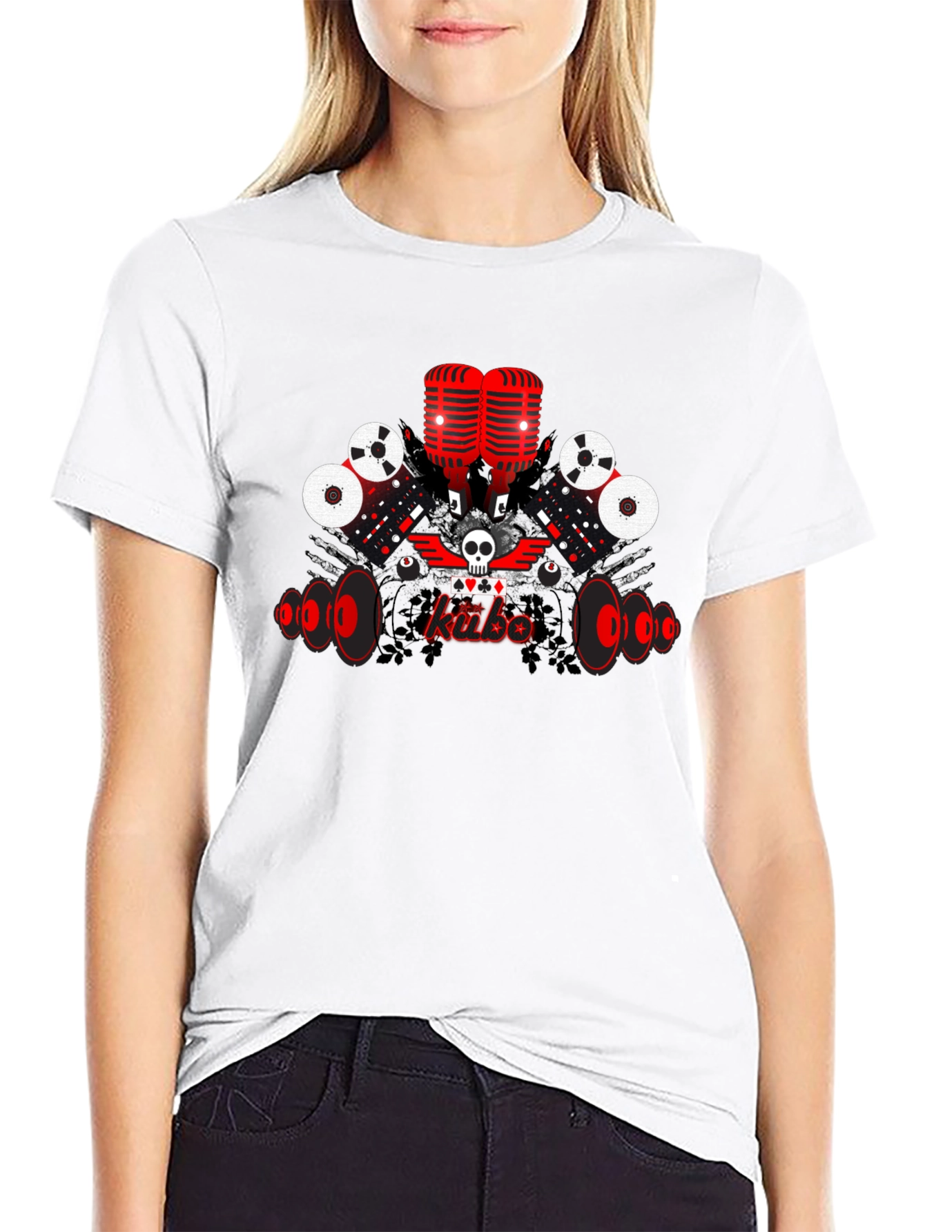 Retro Music Graphic T-Shirt - Rock n Roll Style