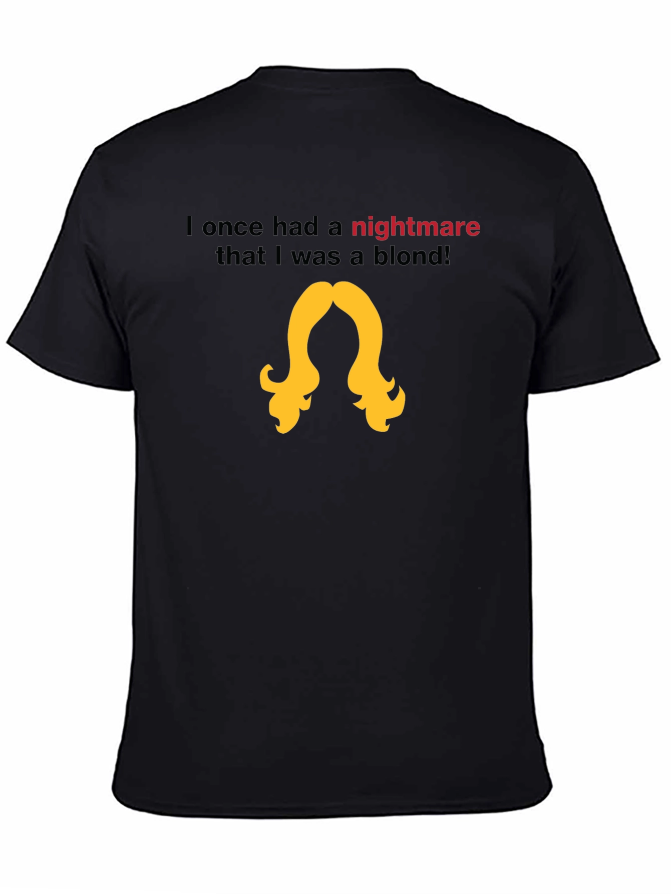 Nightmare Blond T-Shirt - Black