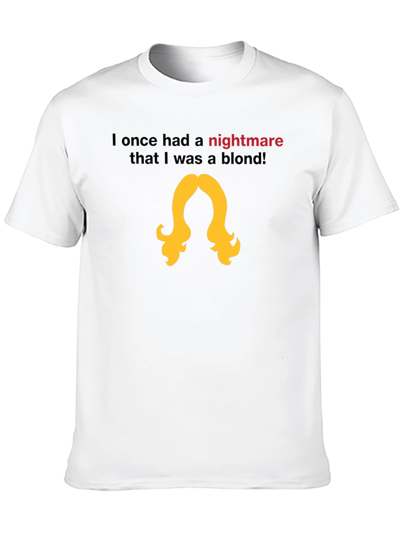 Nightmare Blond T-Shirt - Black
