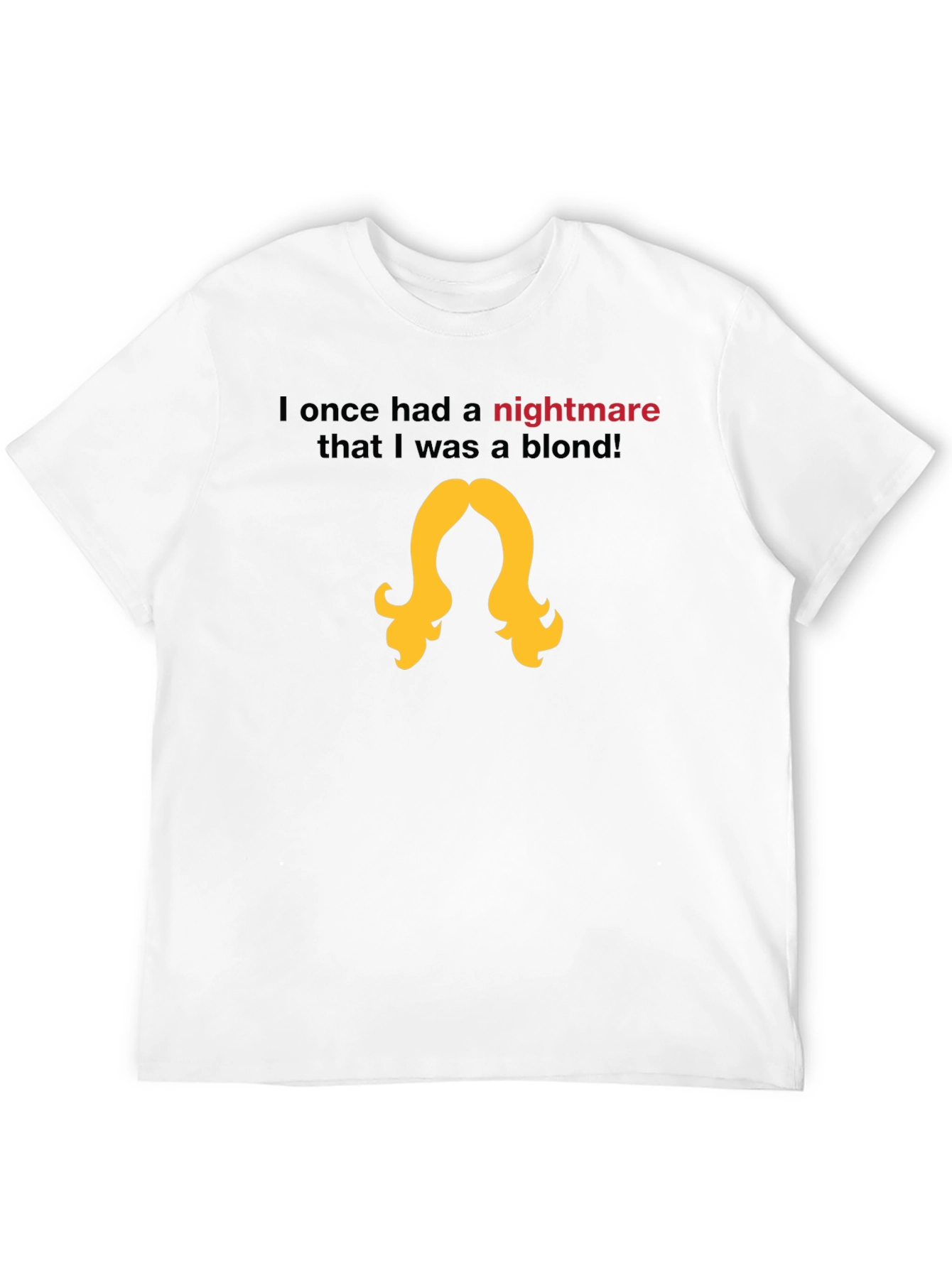 Nightmare Blond T-Shirt - Black