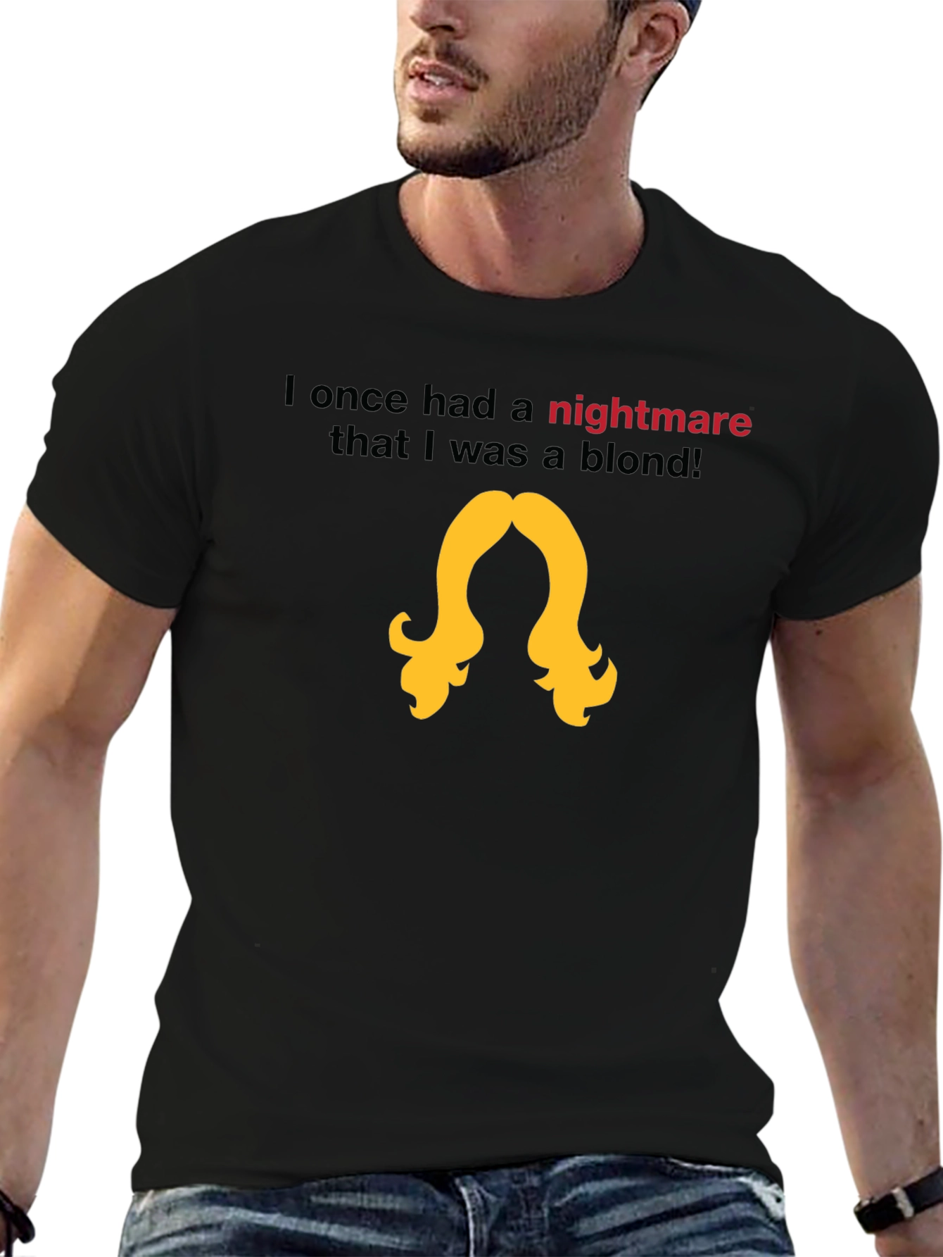 Nightmare Blond T-Shirt - Black
