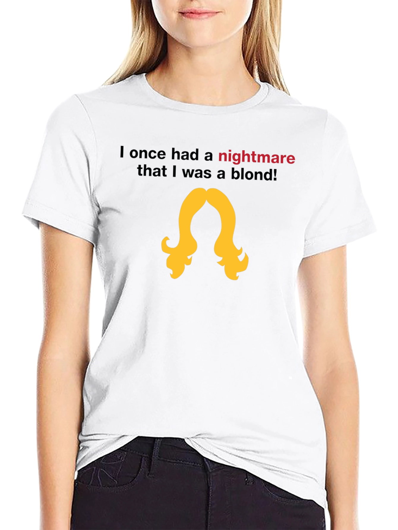 Nightmare Blond T-Shirt - Black
