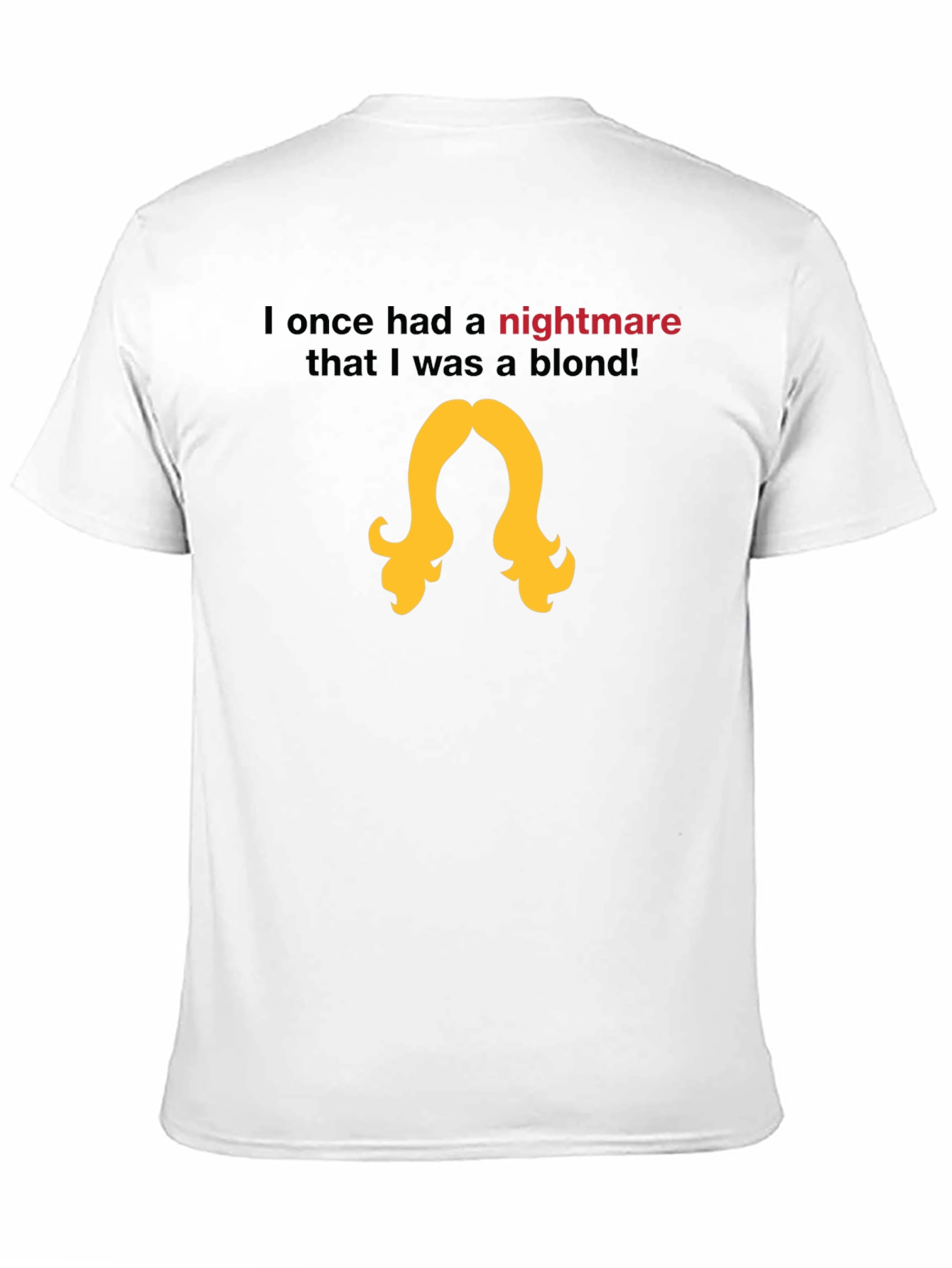 Nightmare Blond T-Shirt - Black