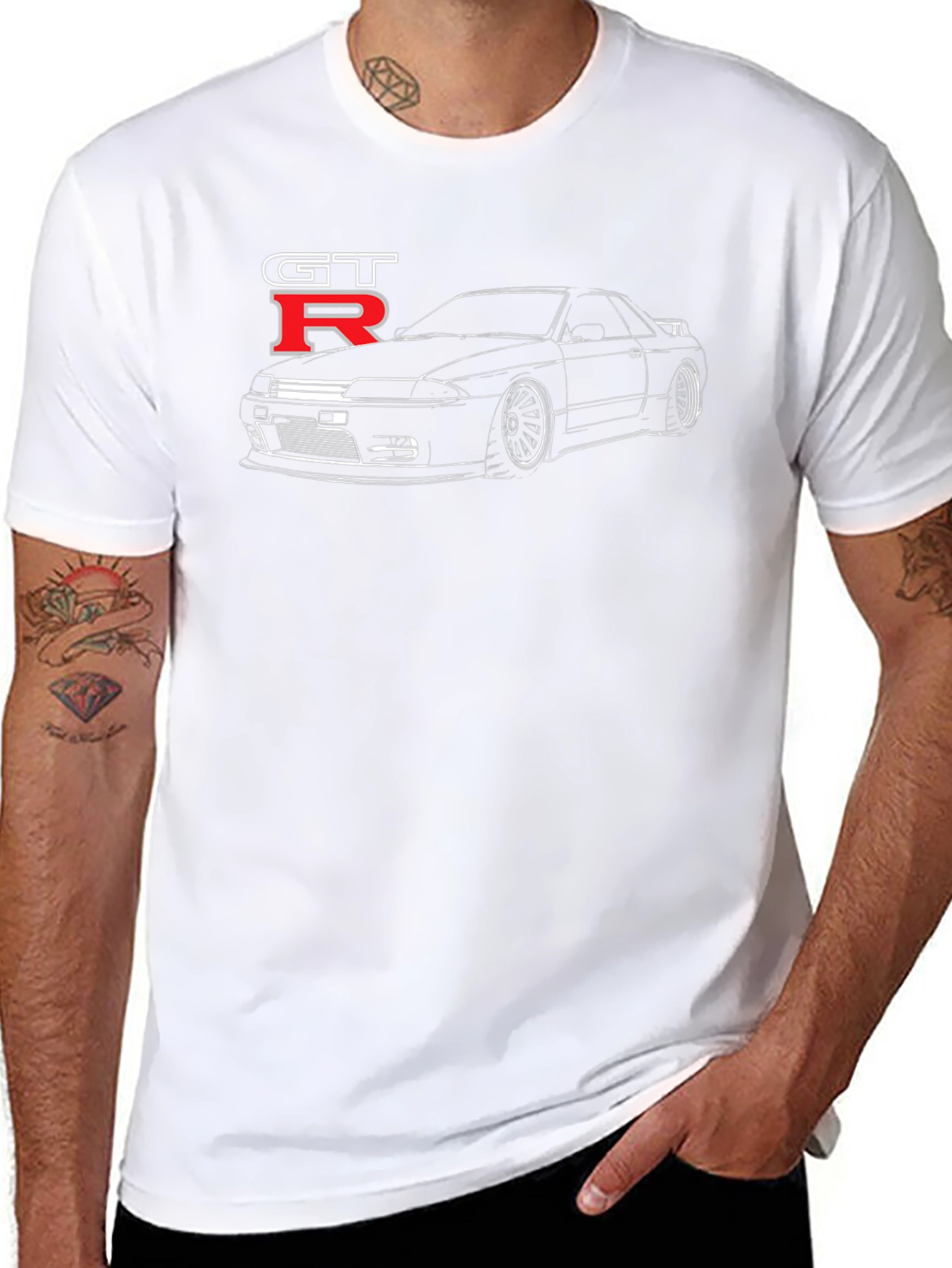 GT-R Car Graphic T-Shirt - Classic Auto Tee