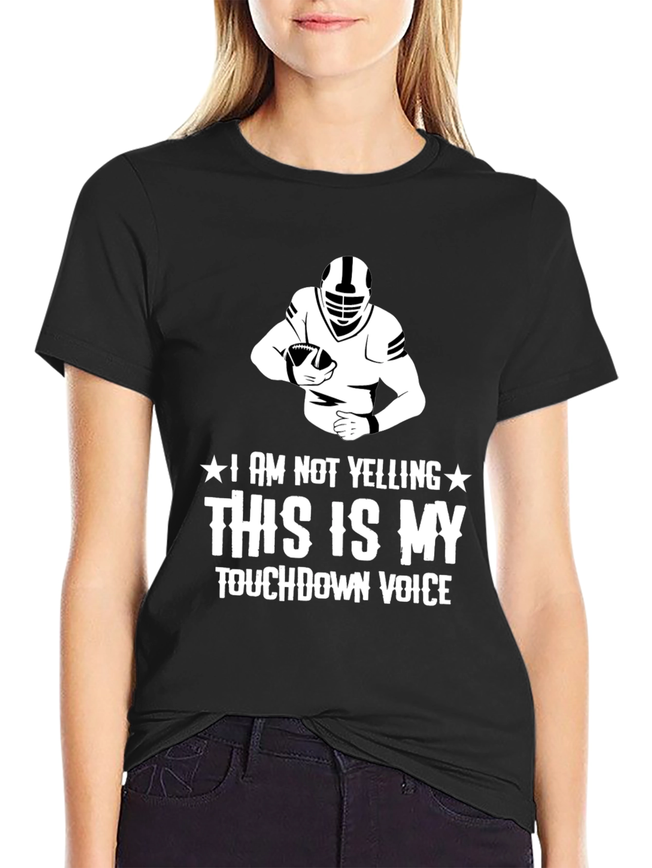 Touchdown Voice Graphic T-Shirt Football Fan Tee