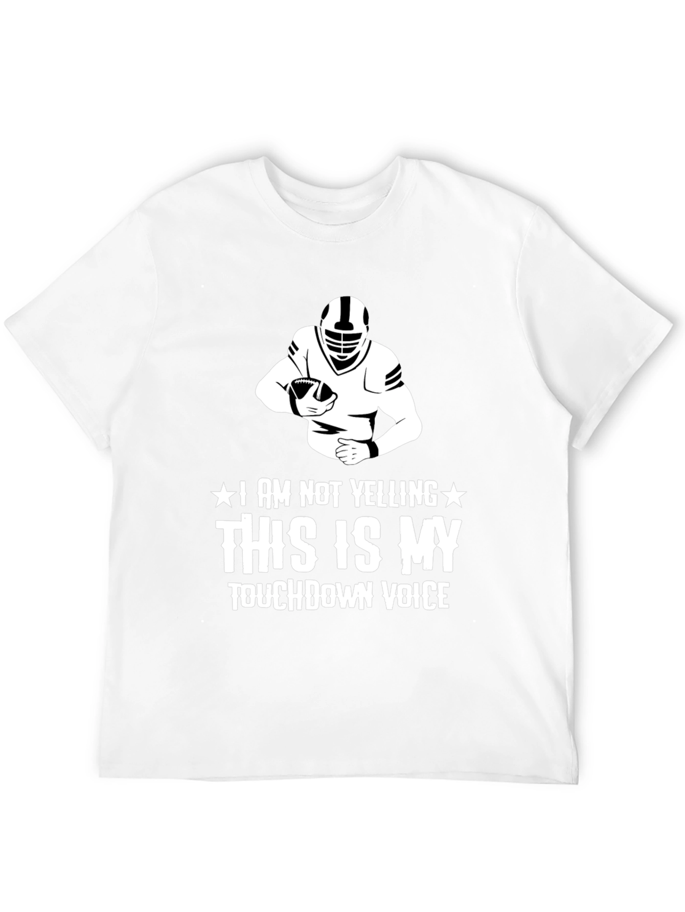 Touchdown Voice Graphic T-Shirt Football Fan Tee