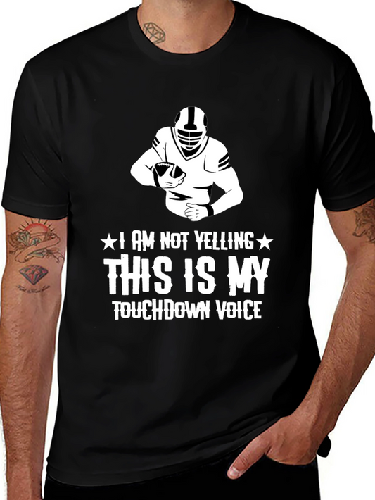 Touchdown Voice Graphic T-Shirt Football Fan Tee